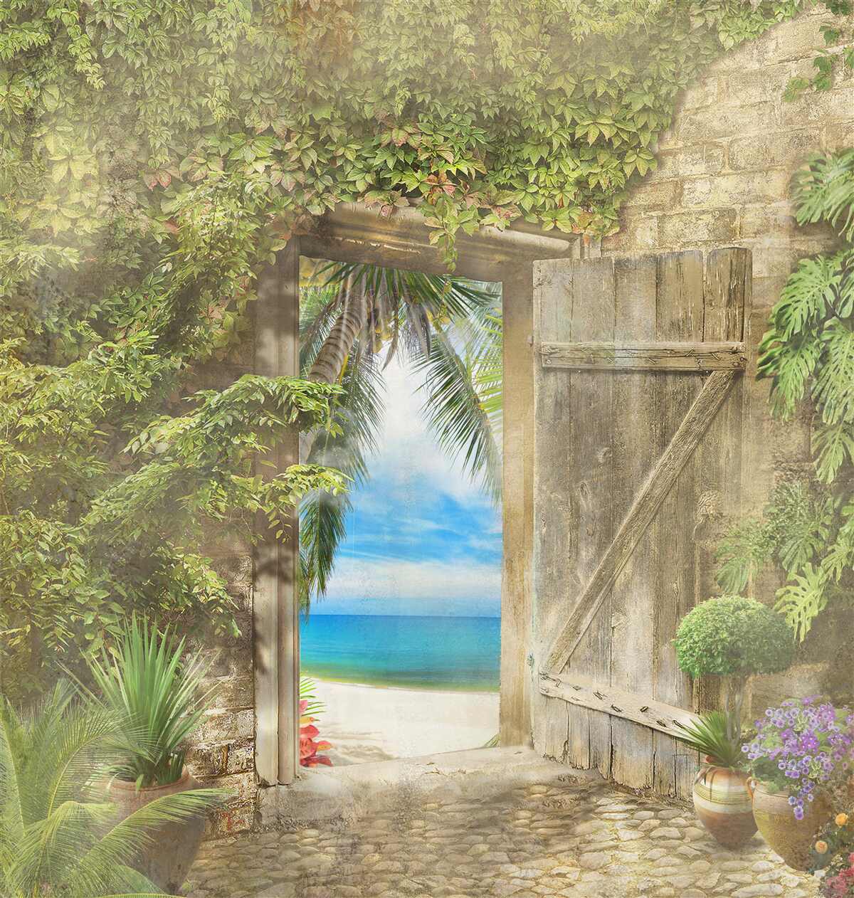 Фотошпалери доступ до моря та піщаного пляжу