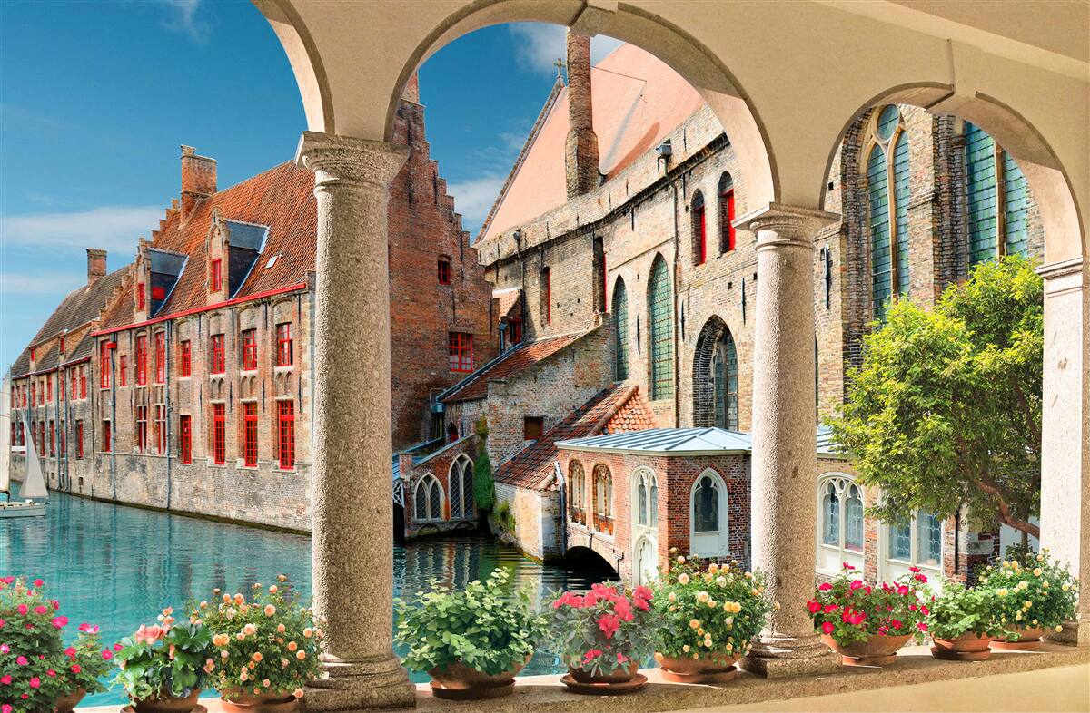 Фотошпалери веранда у венеції