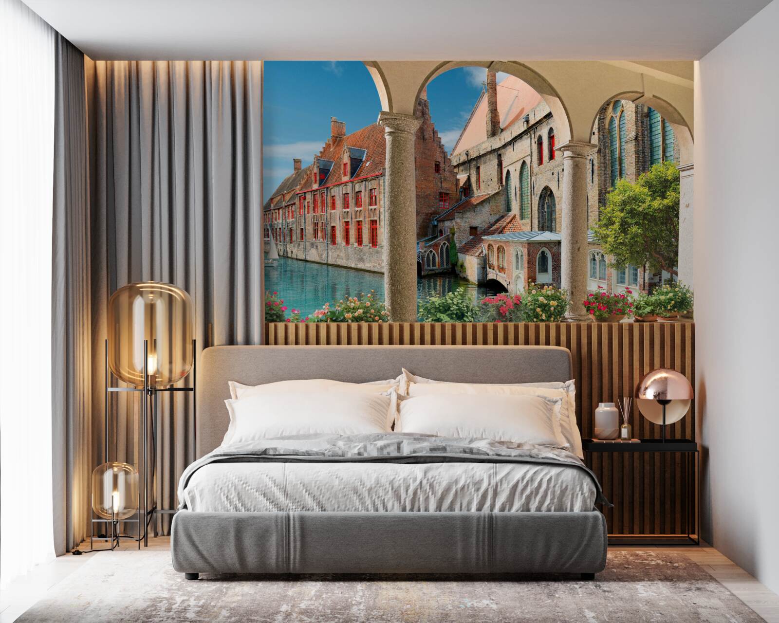 Фотошпалери веранда у венеції