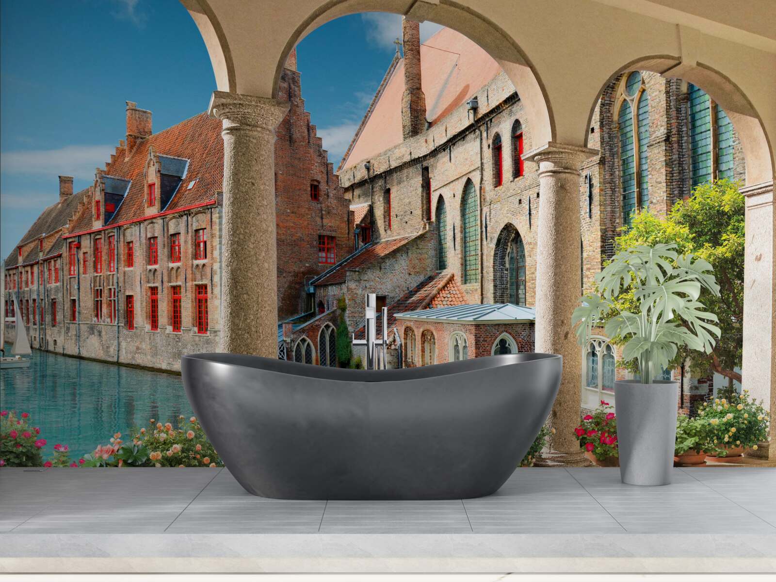 Фотошпалери веранда у венеції