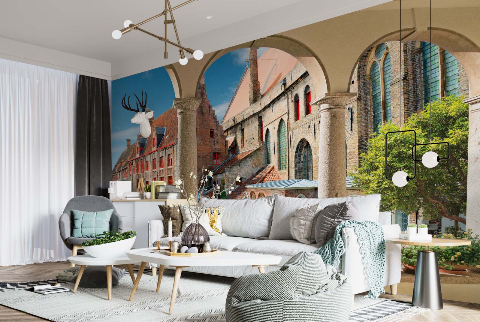 Фотошпалери веранда у венеції