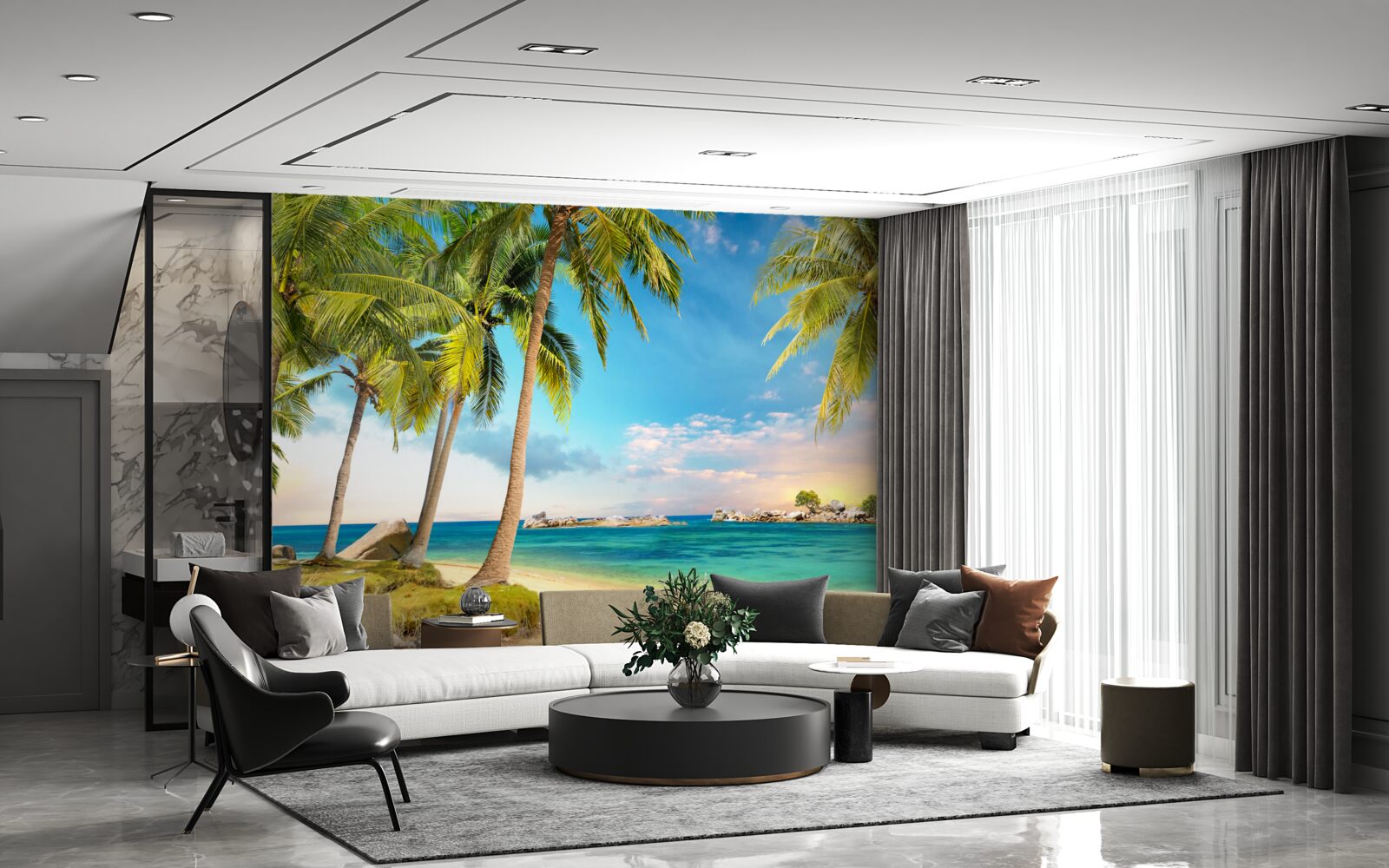 Фотошпалери чудовий вид на море