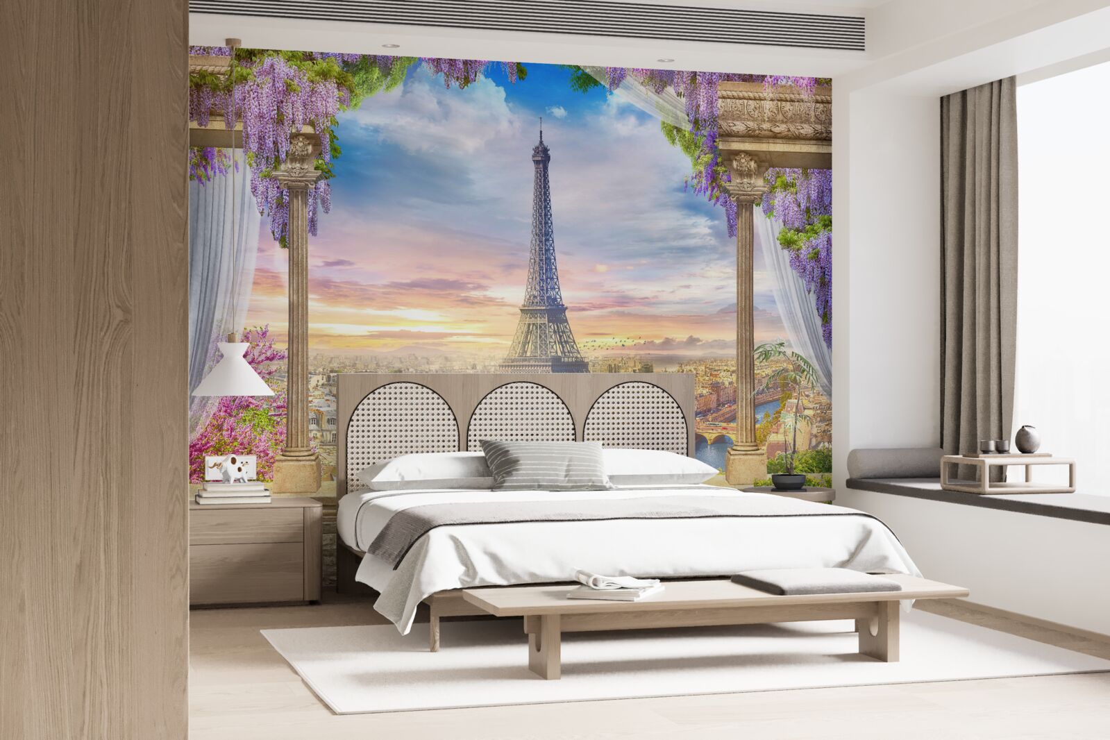 Фотошпалери чудовий вид на Ейфелеву вежу