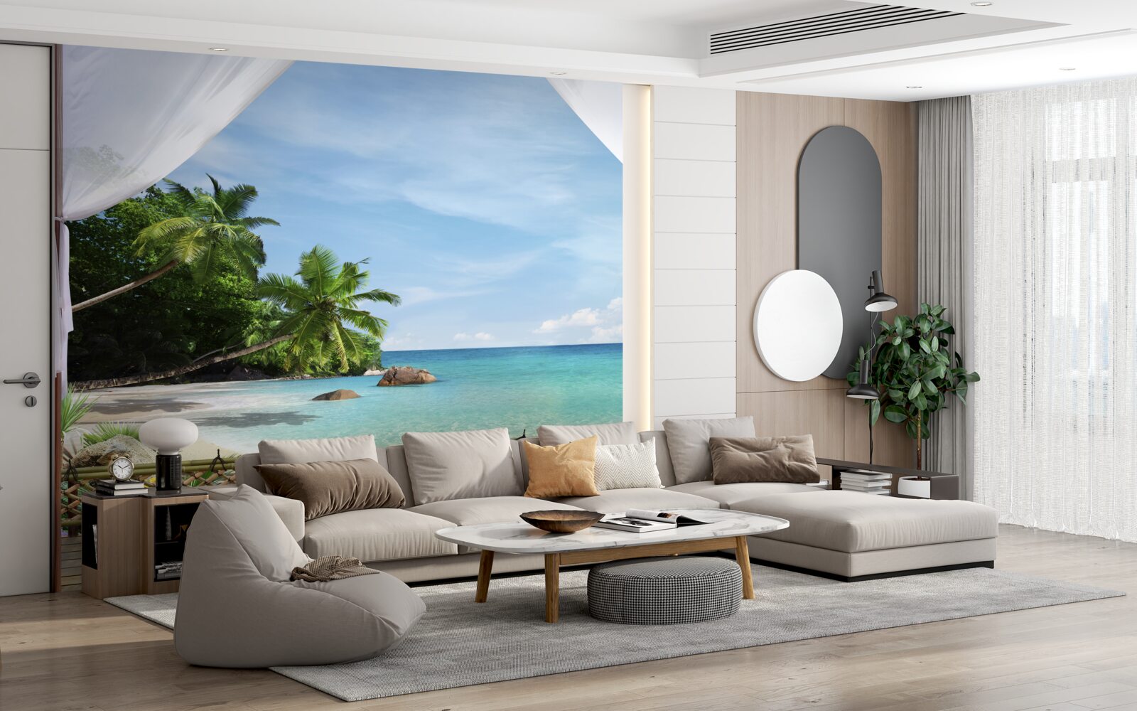 Фотошпалери доступ до пляжу та морського узбережжя