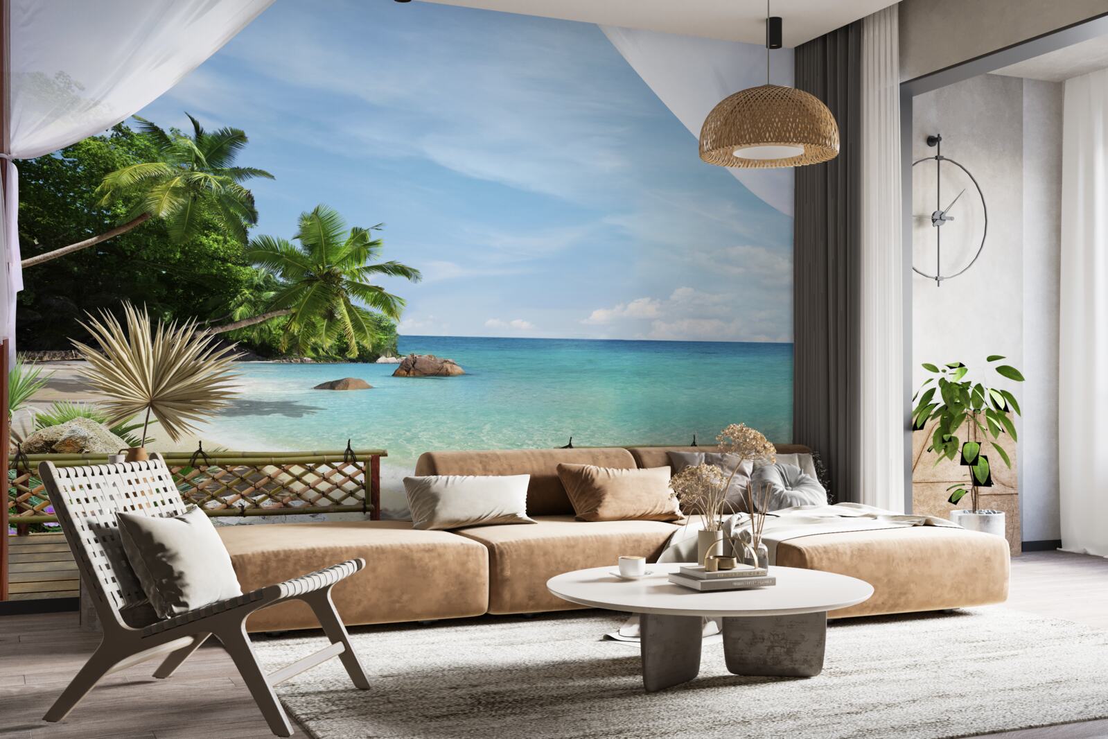 Фотошпалери доступ до пляжу та морського узбережжя