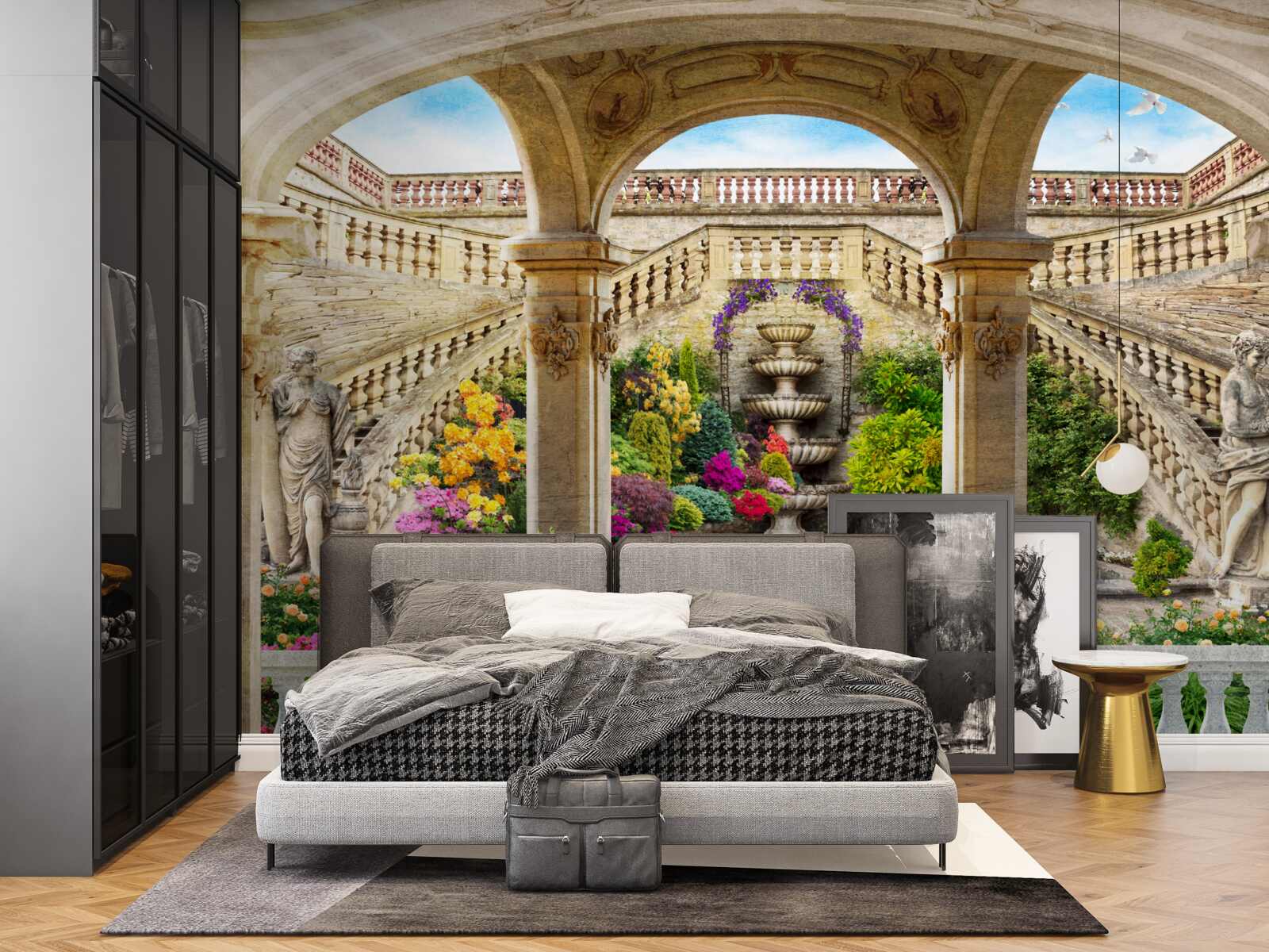 Фотошпалери цей фонтан з його чудовими статуями