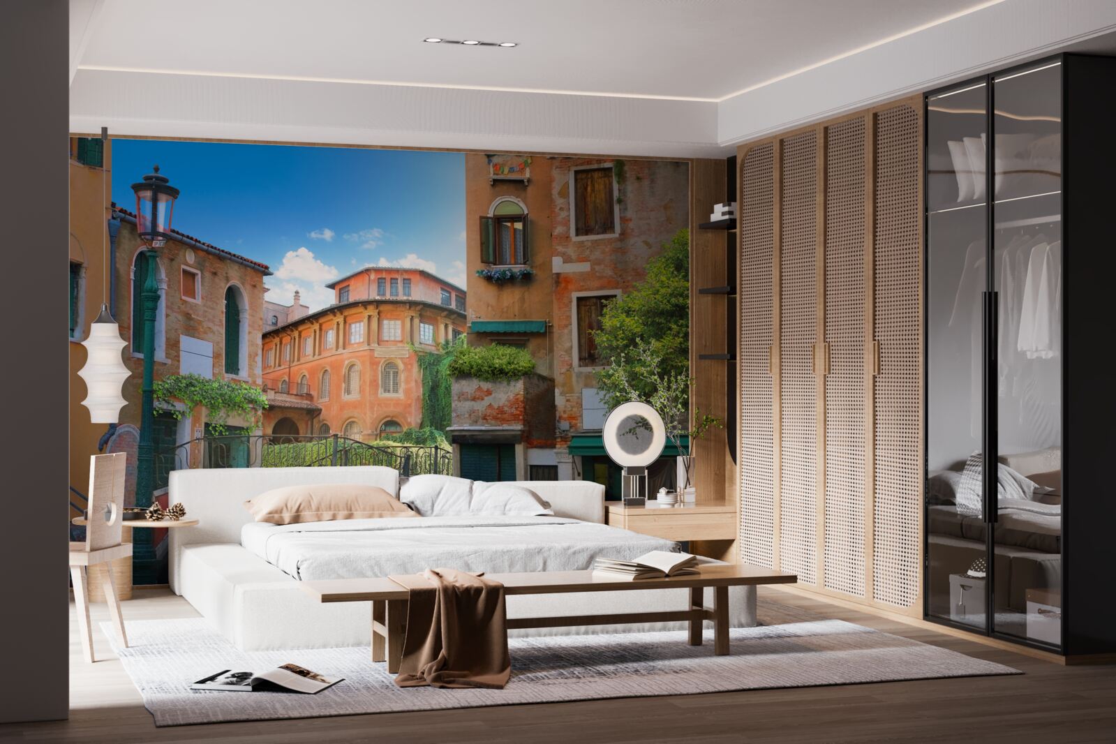 Фотошпалери пошкоджені будівлі та мостові конструкції