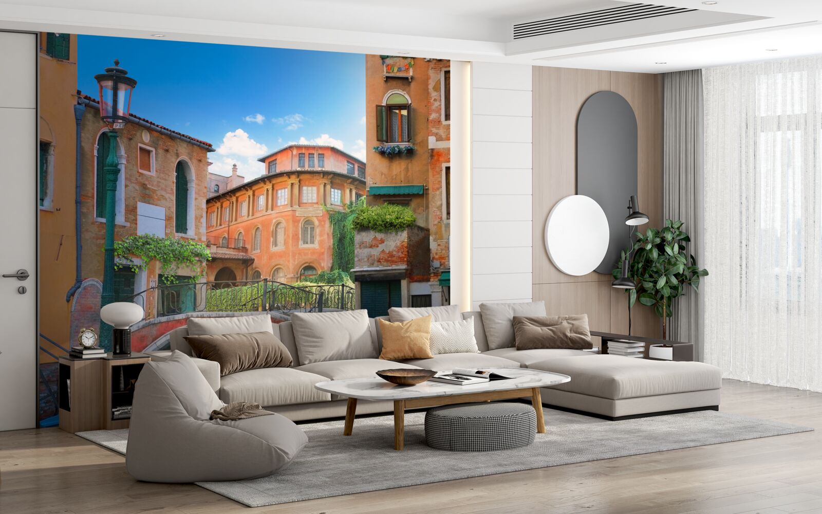 Фотошпалери пошкоджені будівлі та мостові конструкції