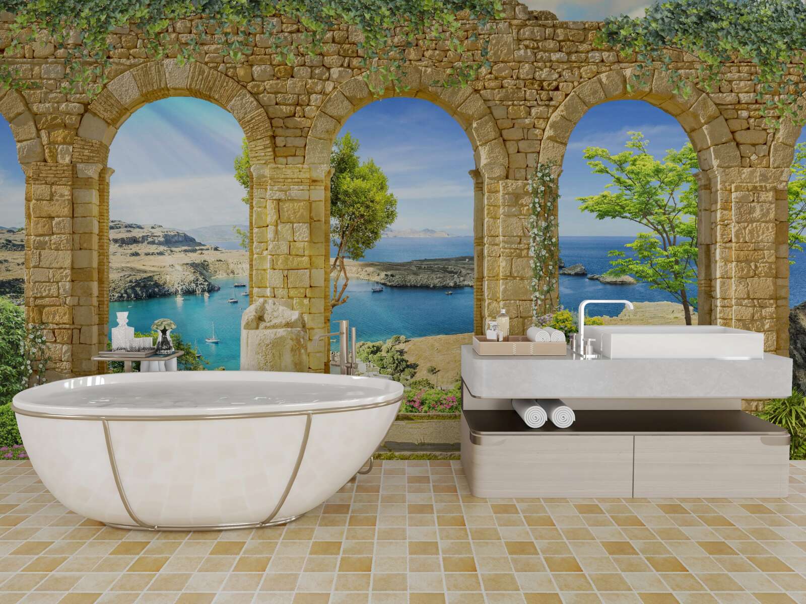 Фотошпалери ландшафт південних широт