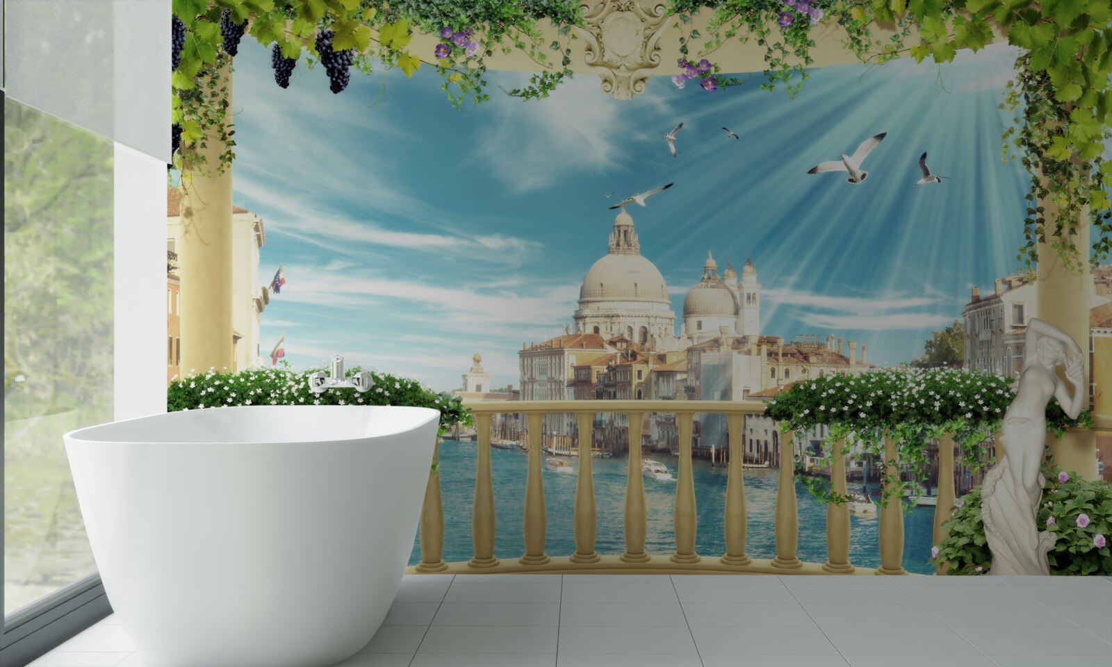 Фотошпалери вид з балкона на велич венеції