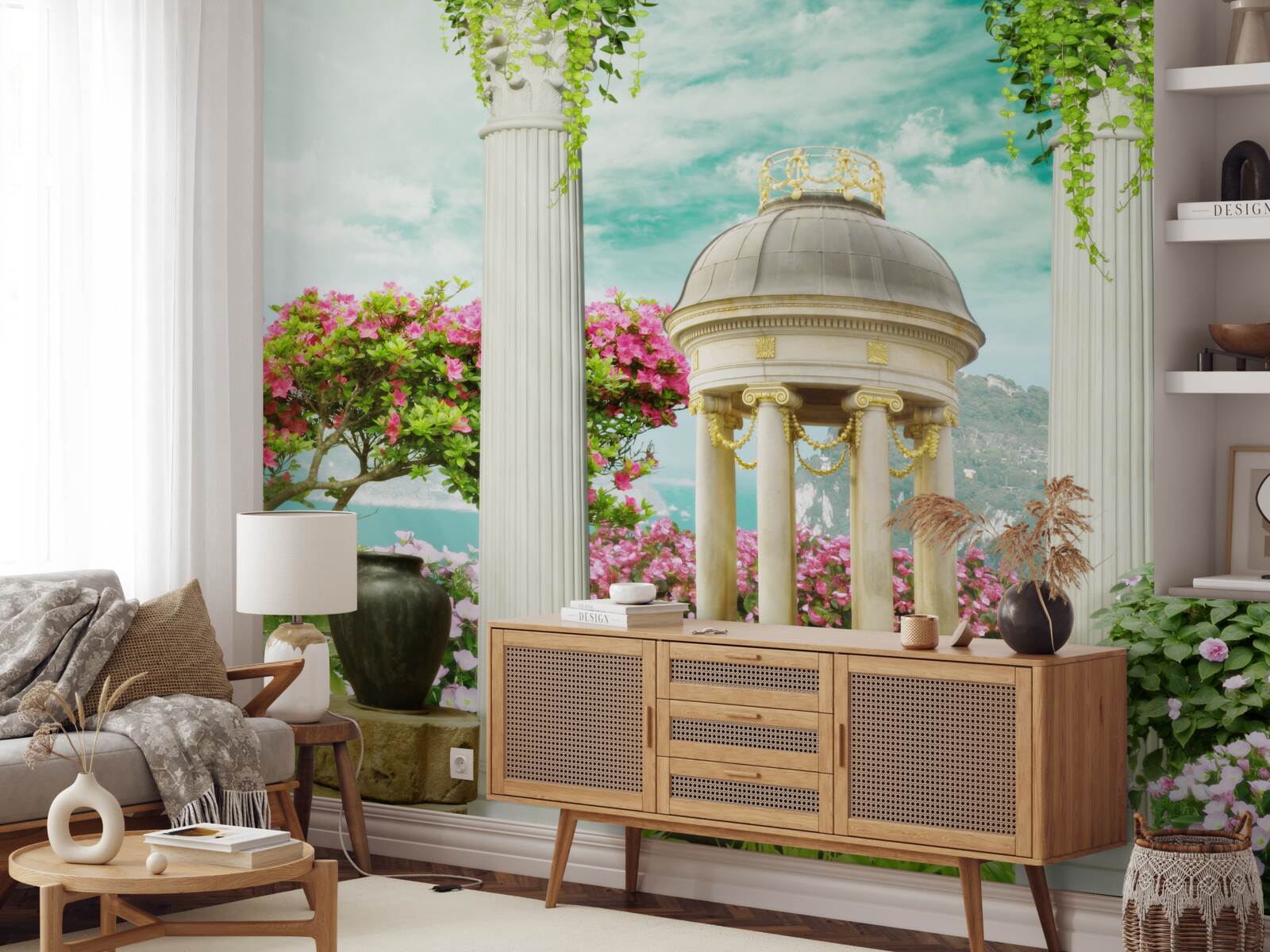 Фотошпалери дивовижний історичний фонтан