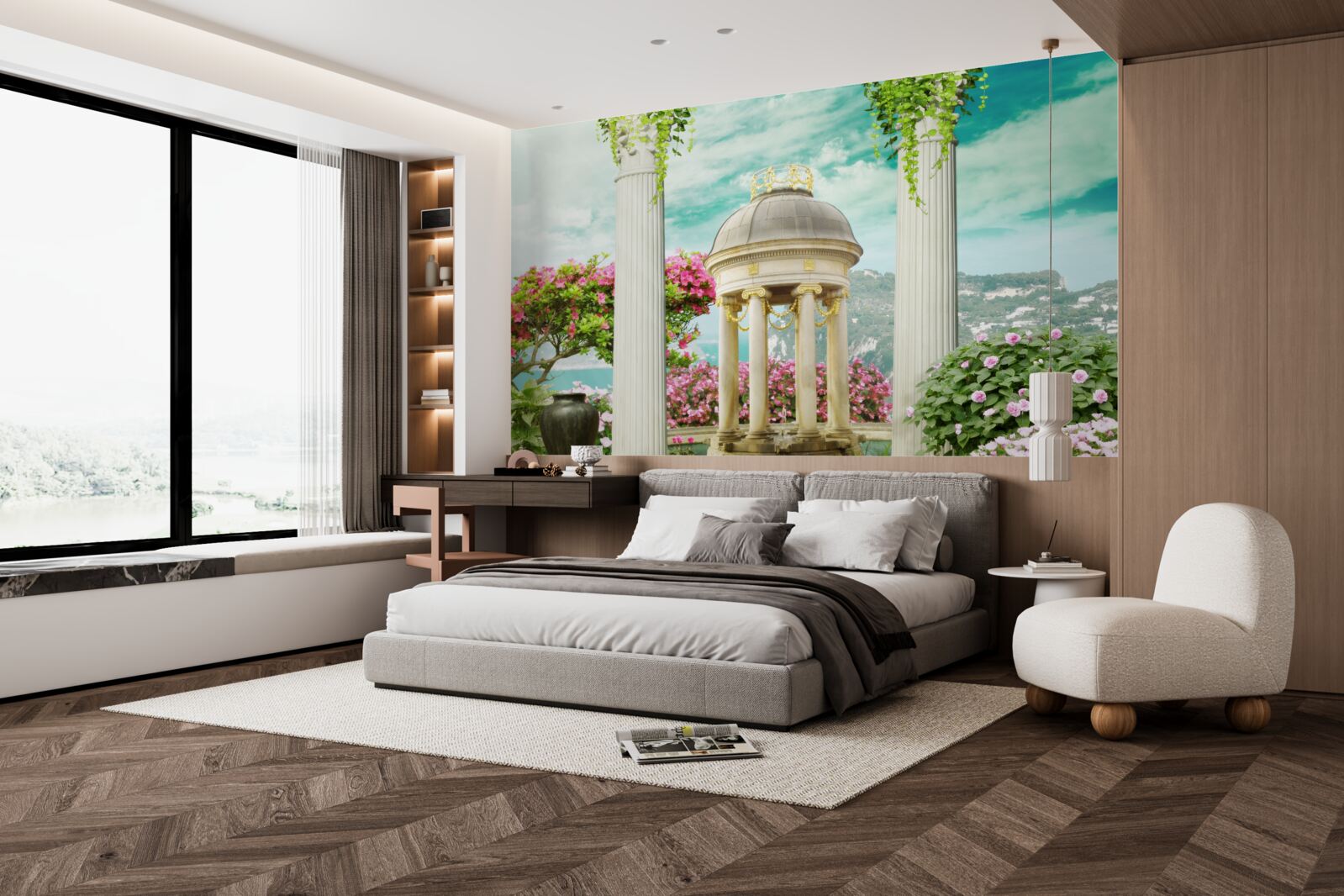 Фотошпалери дивовижний історичний фонтан