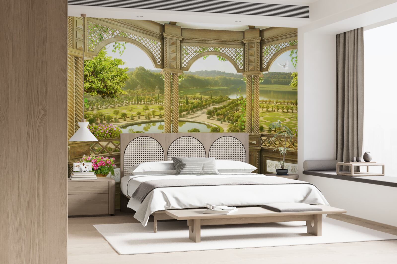 Фотошпалери елегантна різьблена альтанка