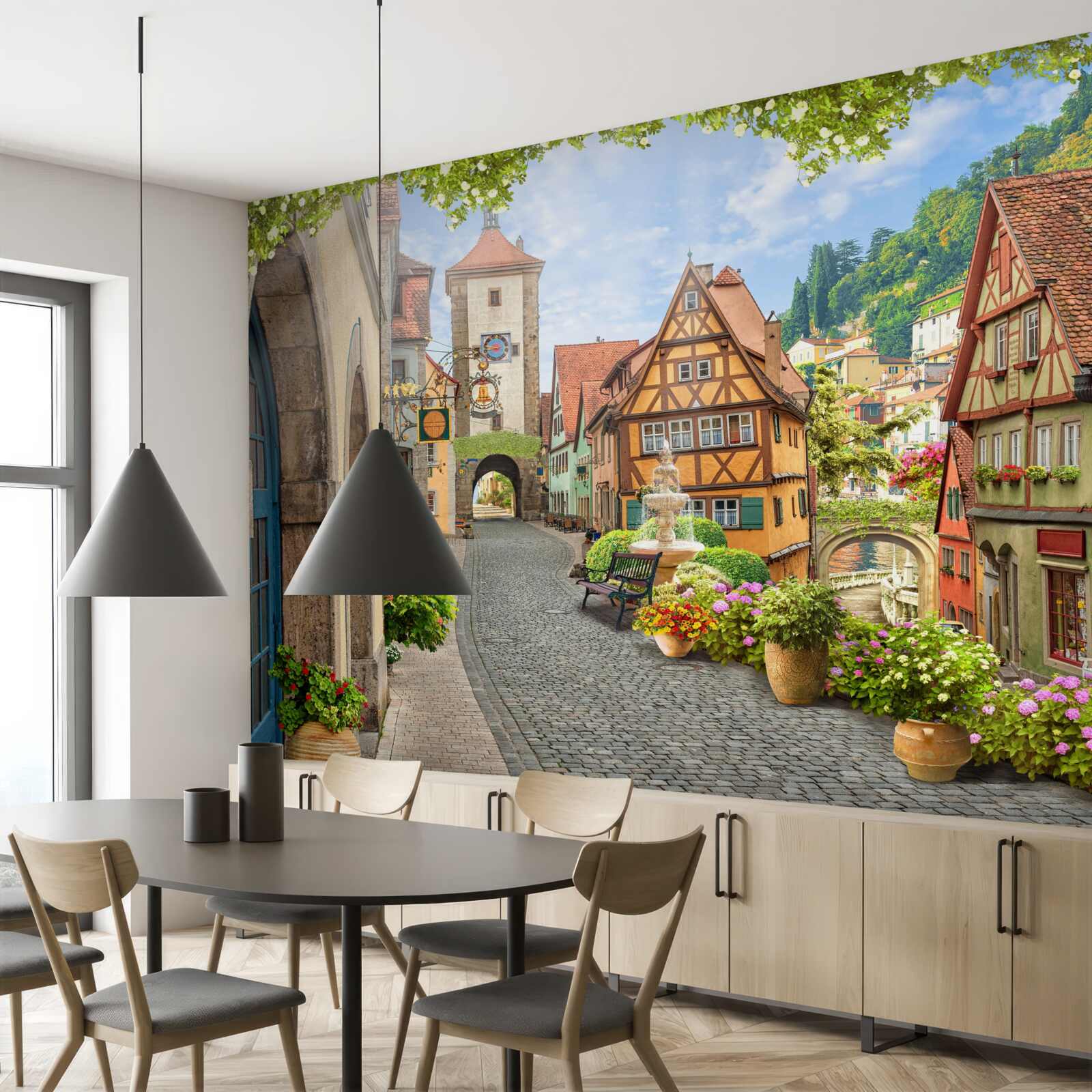 Фотошпалери дивовижне місто з історією