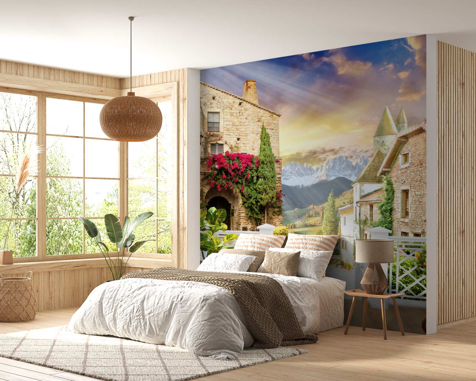 Фотошпалери веранда в стилі прованс