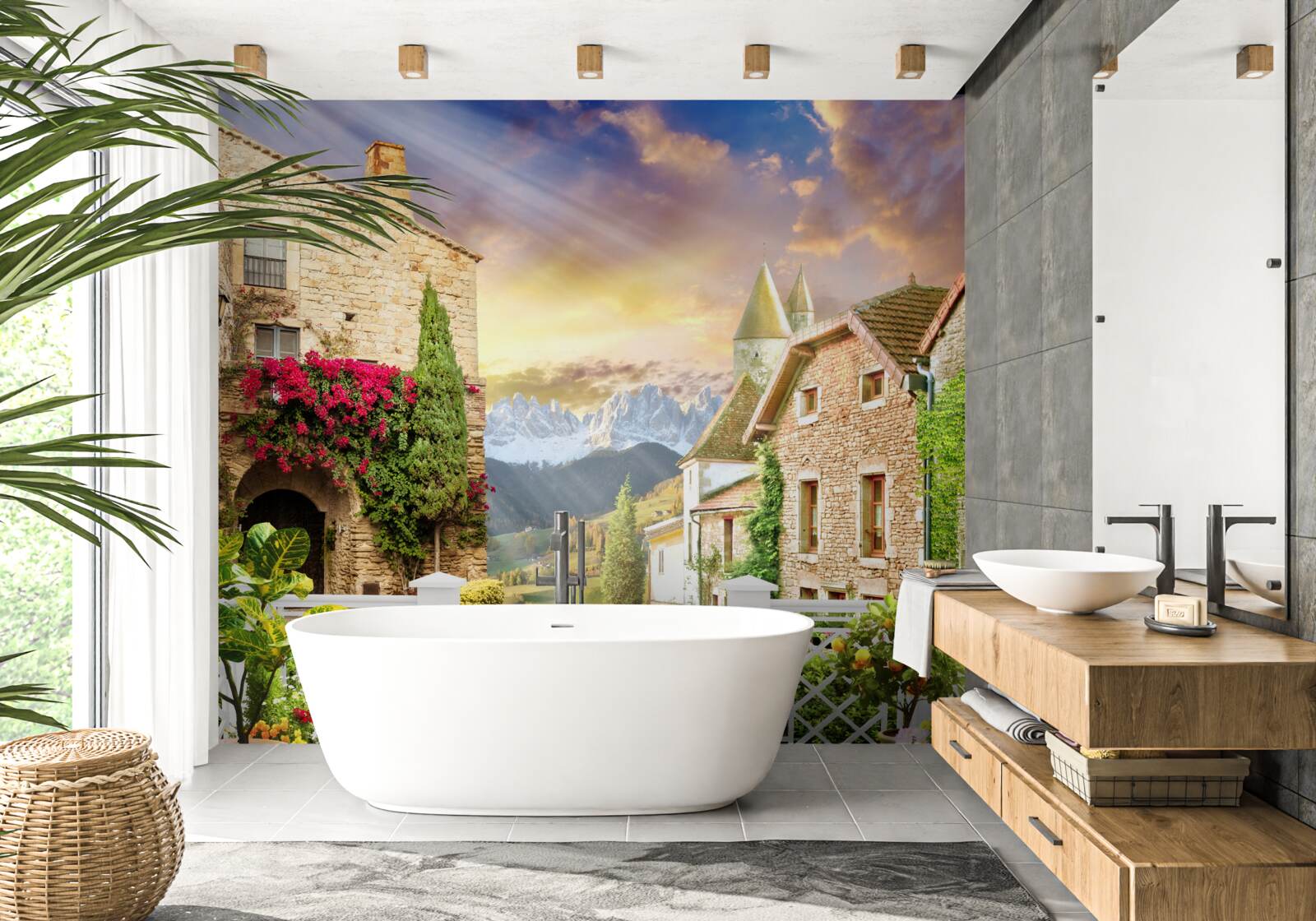 Фотошпалери веранда в стилі прованс