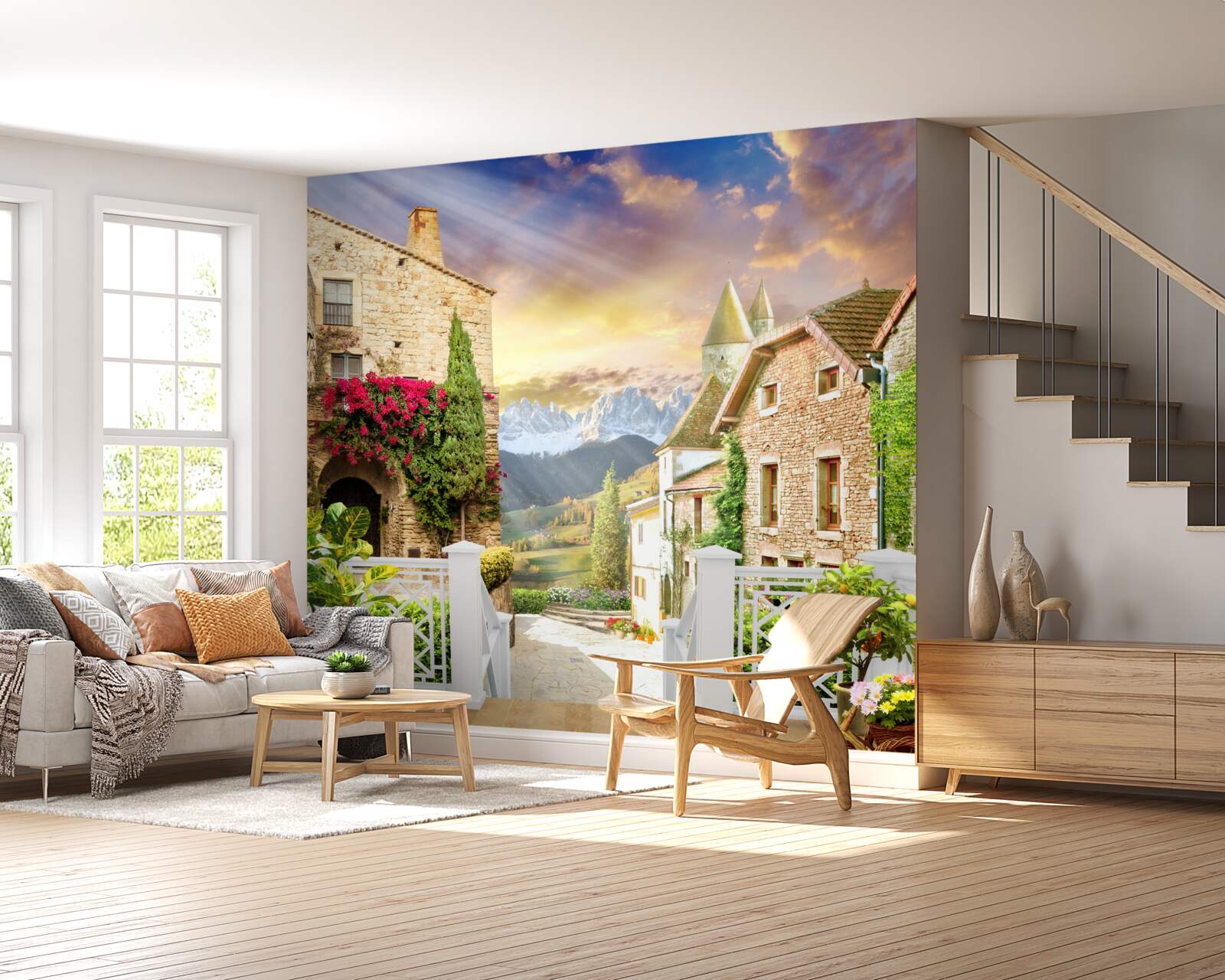 Фотошпалери веранда в стилі прованс