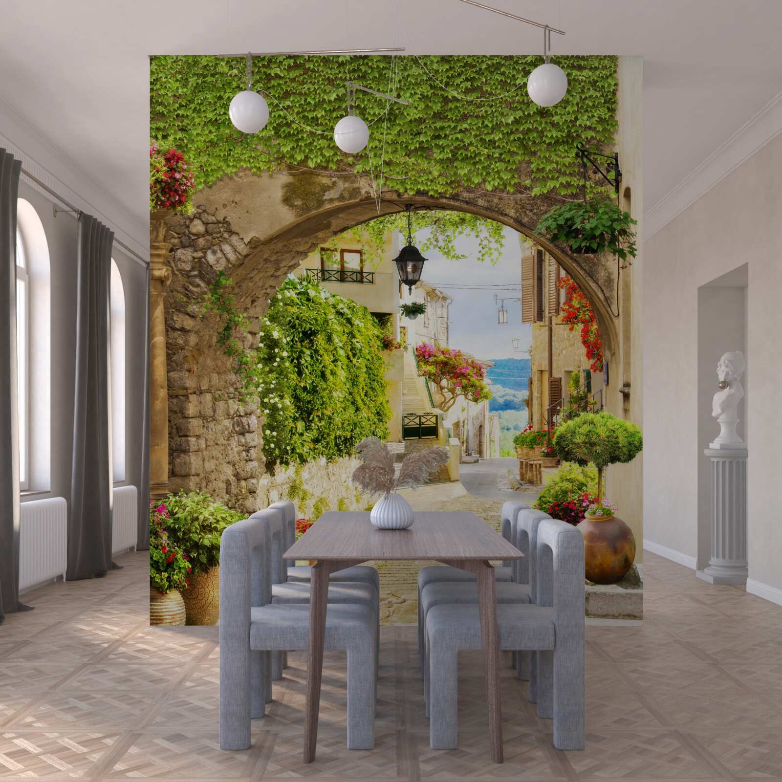 Фотошпалери доріжка від проспекту до моря