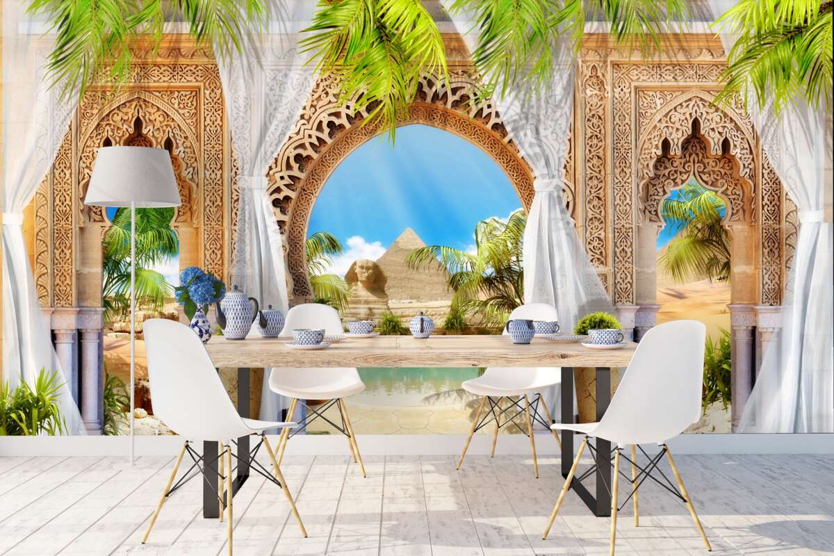 Фотошпалери палац у східному стилі