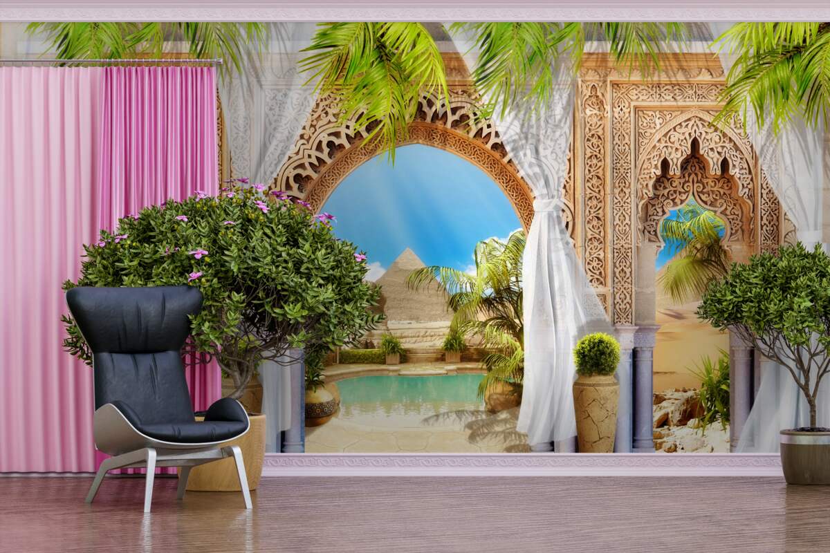 Фотошпалери палац у східному стилі