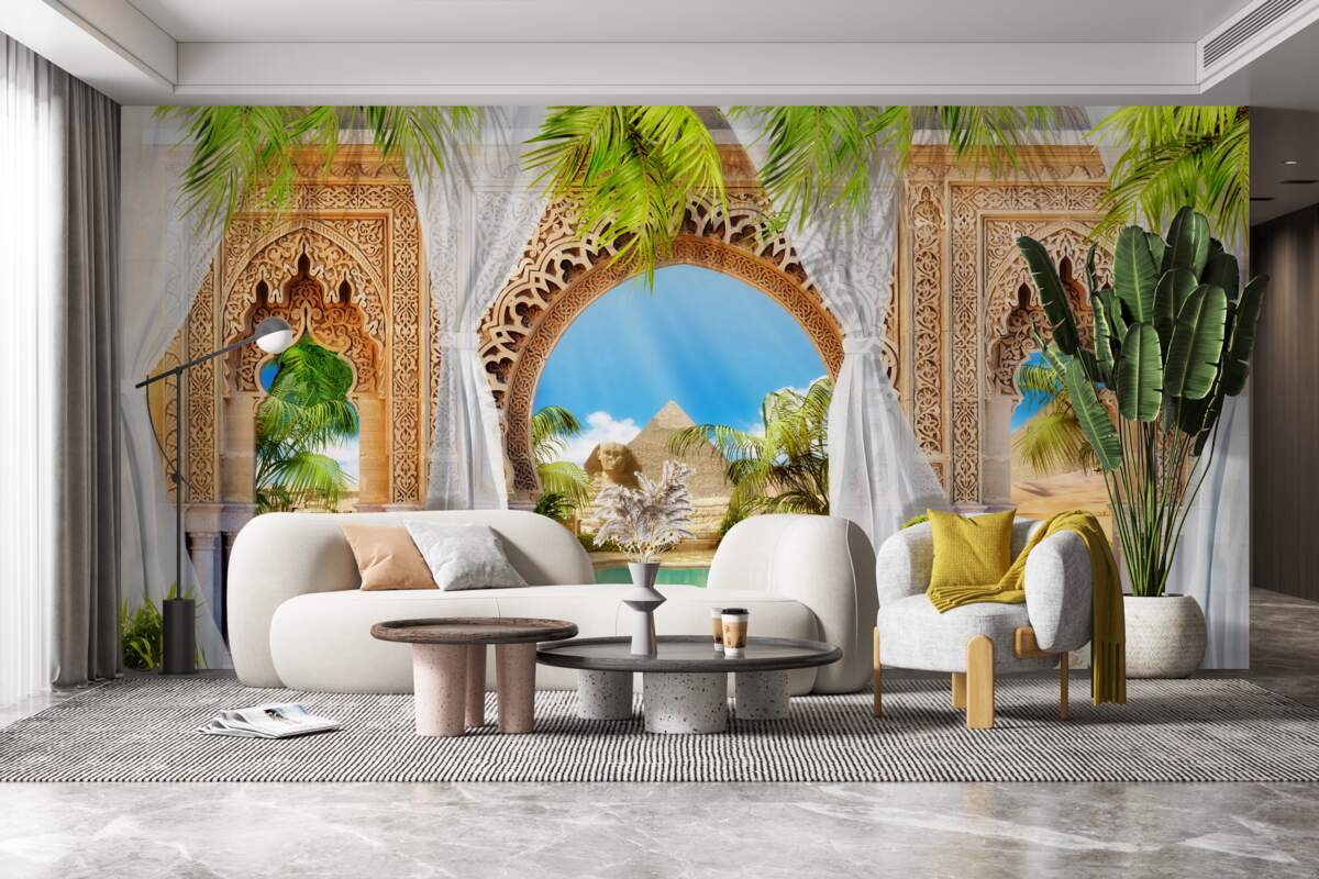 Фотошпалери палац у східному стилі