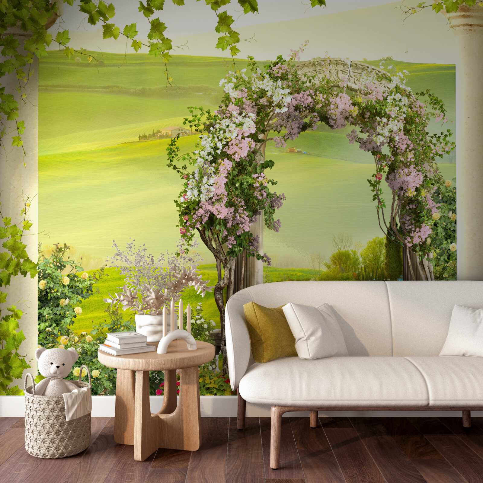 Фотошпалери квітучі сади