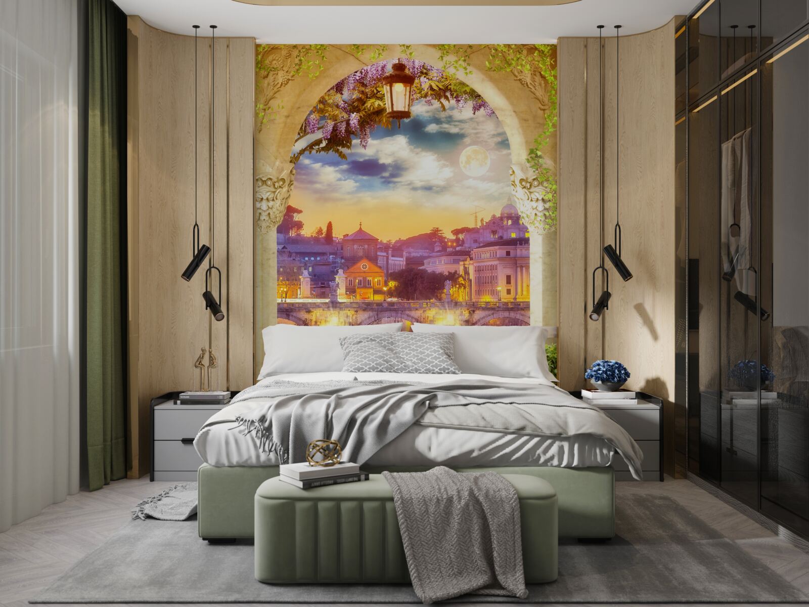 Фотошпалери лоджія з меблями для відпочинку