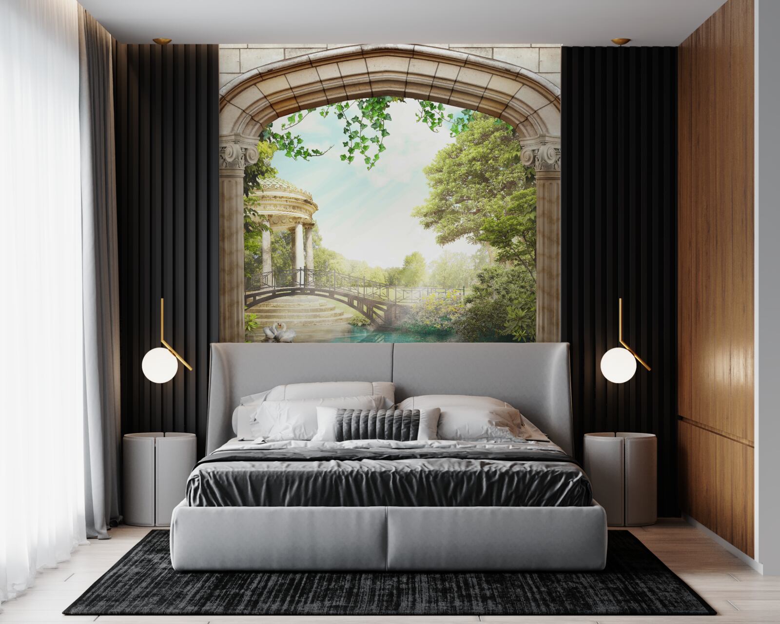 Фотошпалери Павільйон "Лебедине озеро