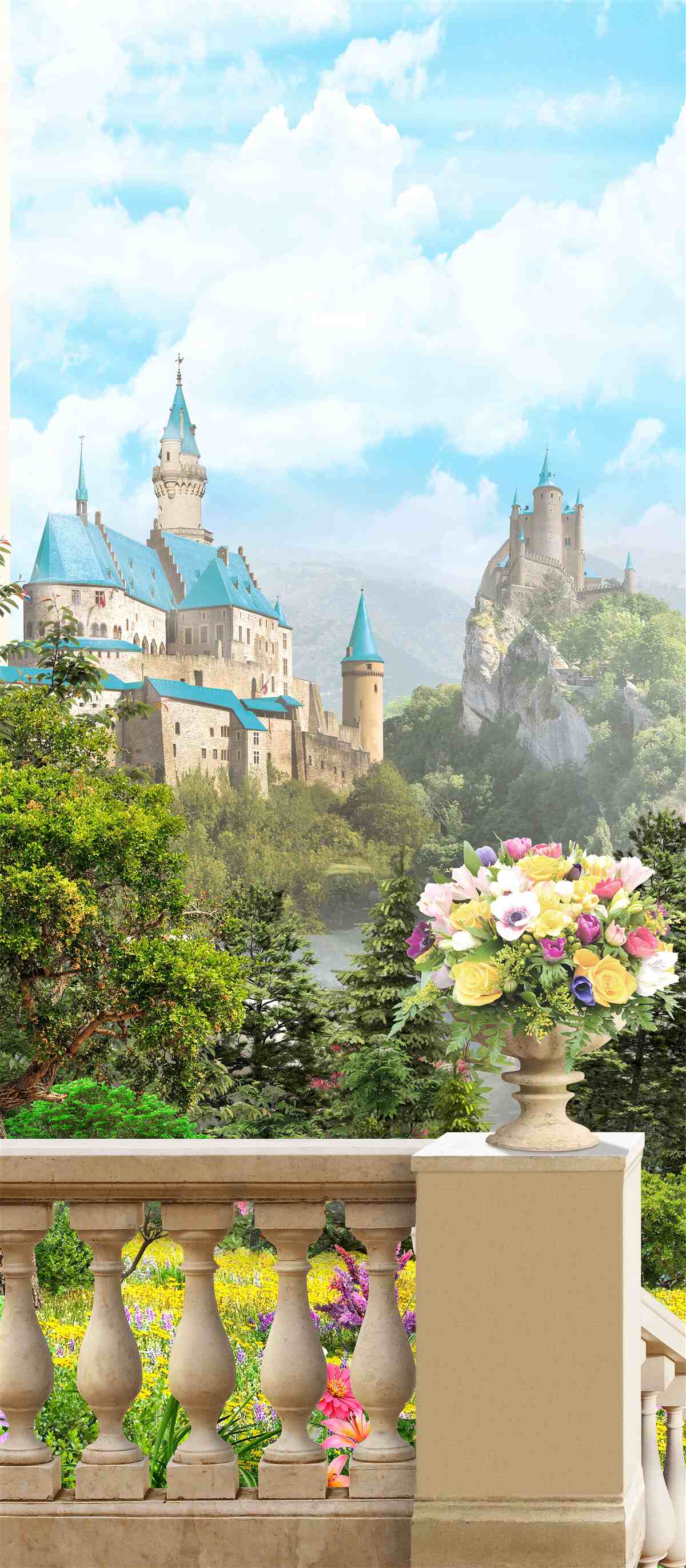 Фотошпалери зображення двох фортець