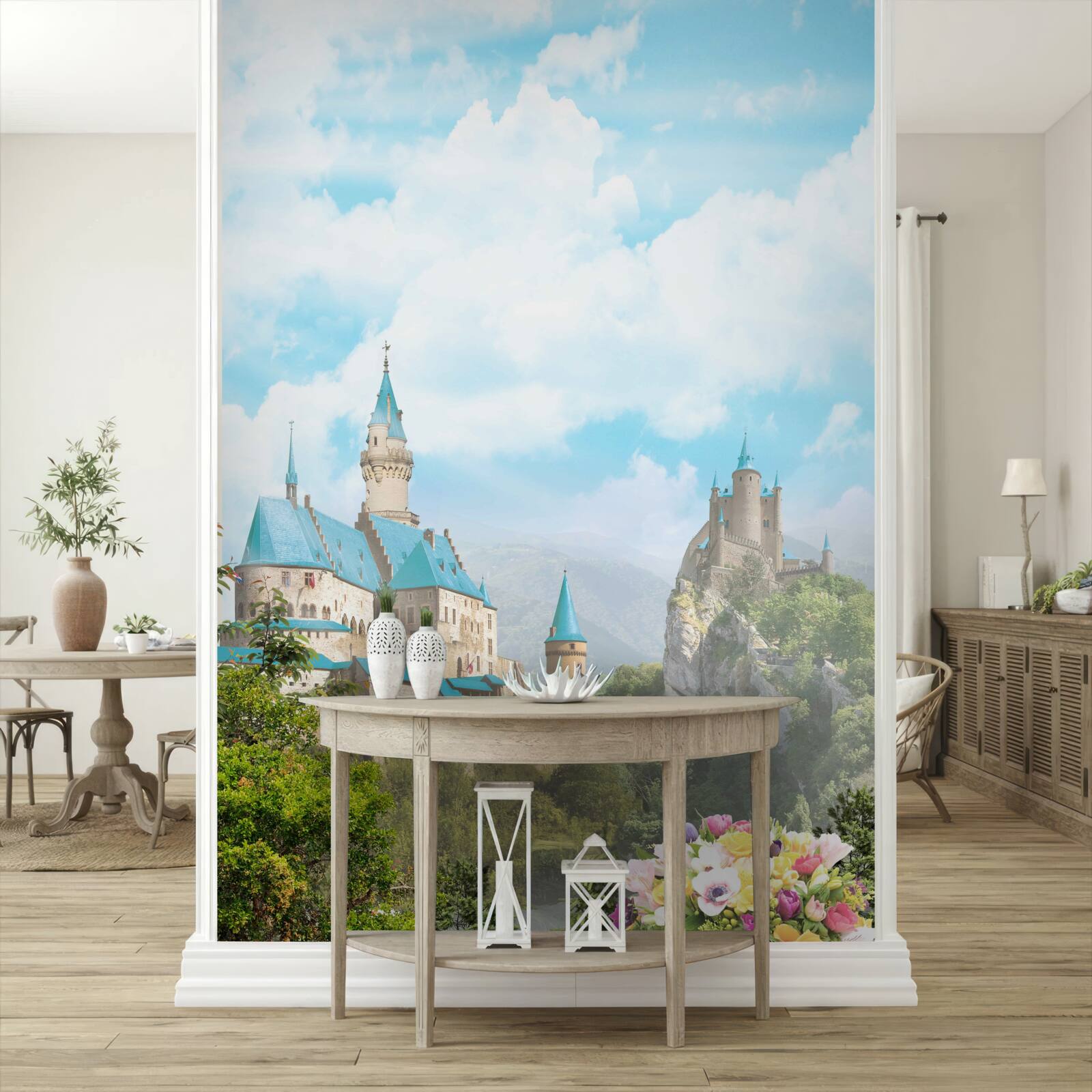 Фотошпалери зображення двох фортець