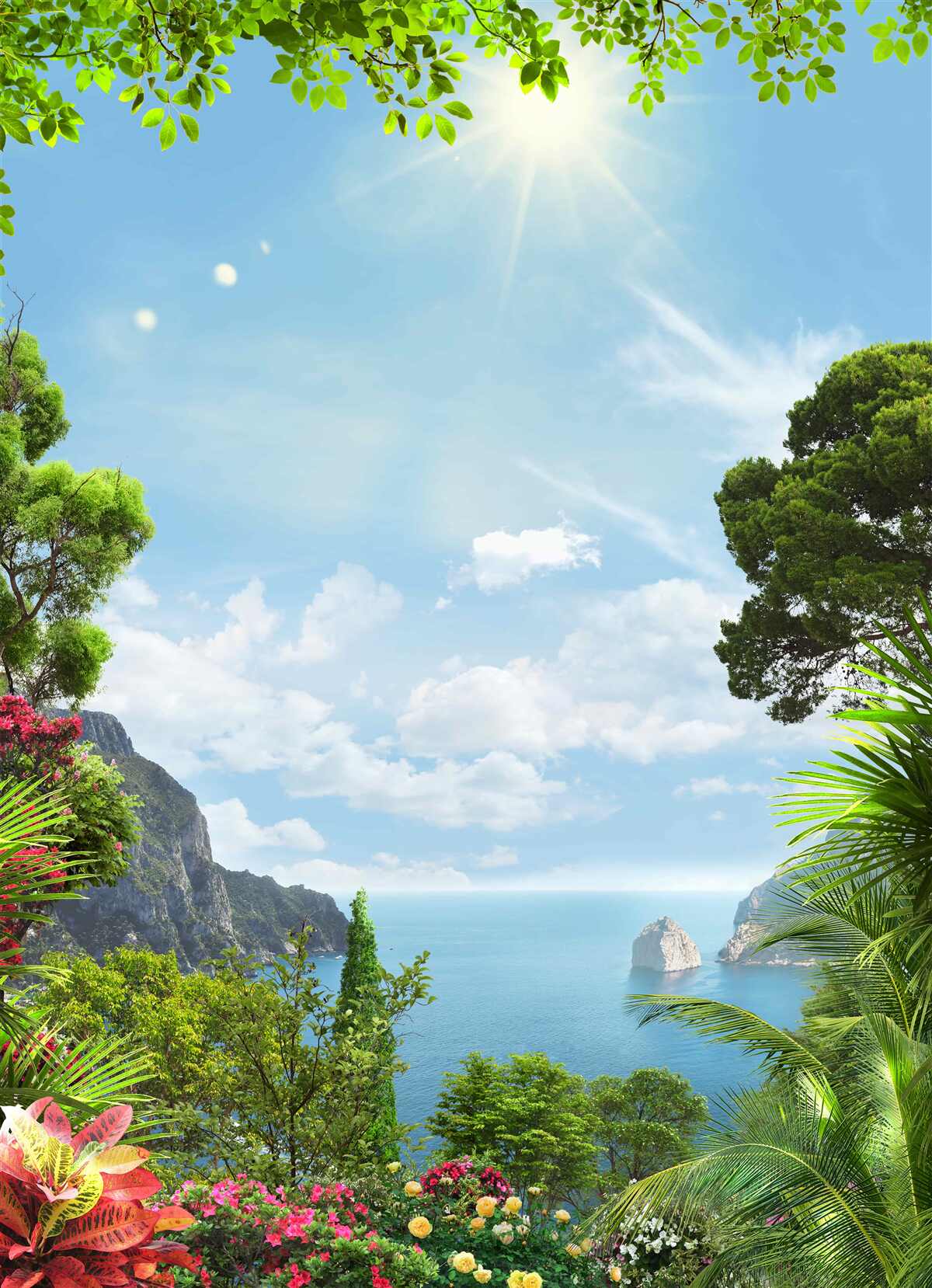 Фотошпалери дивовижний морський пейзаж