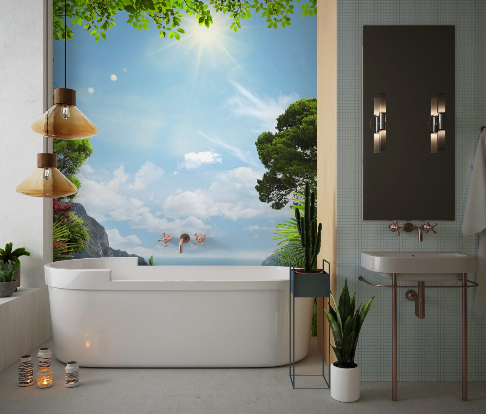 Фотошпалери дивовижний морський пейзаж