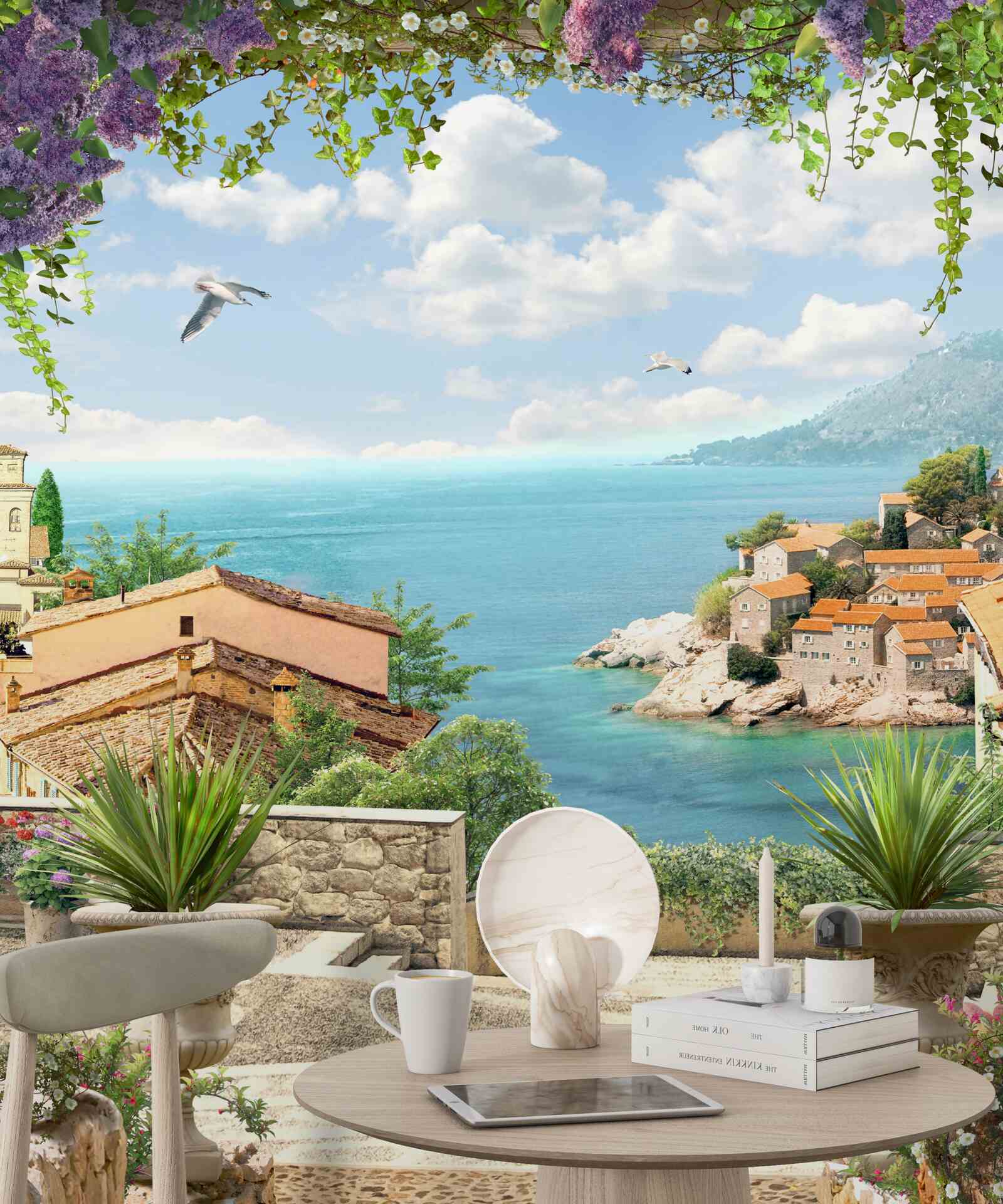 Фотошпалери чудова дорога до узбережжя