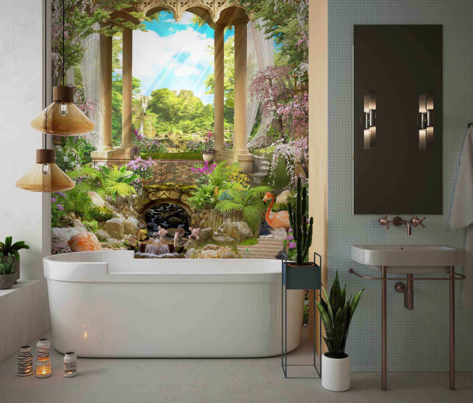 Фотошпалери чудовий сад