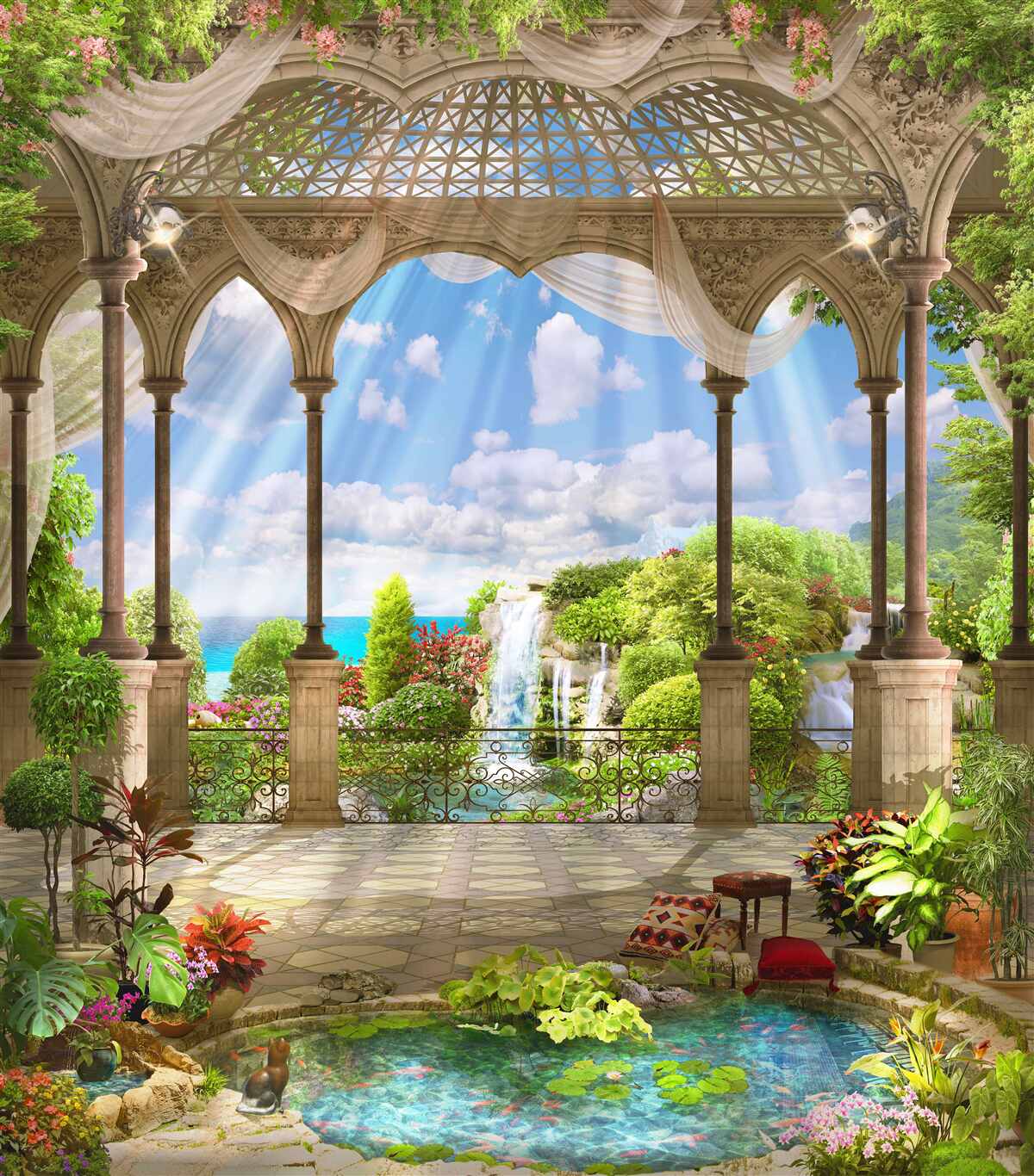 Фотошпалери надзвичайно приваблива тераса