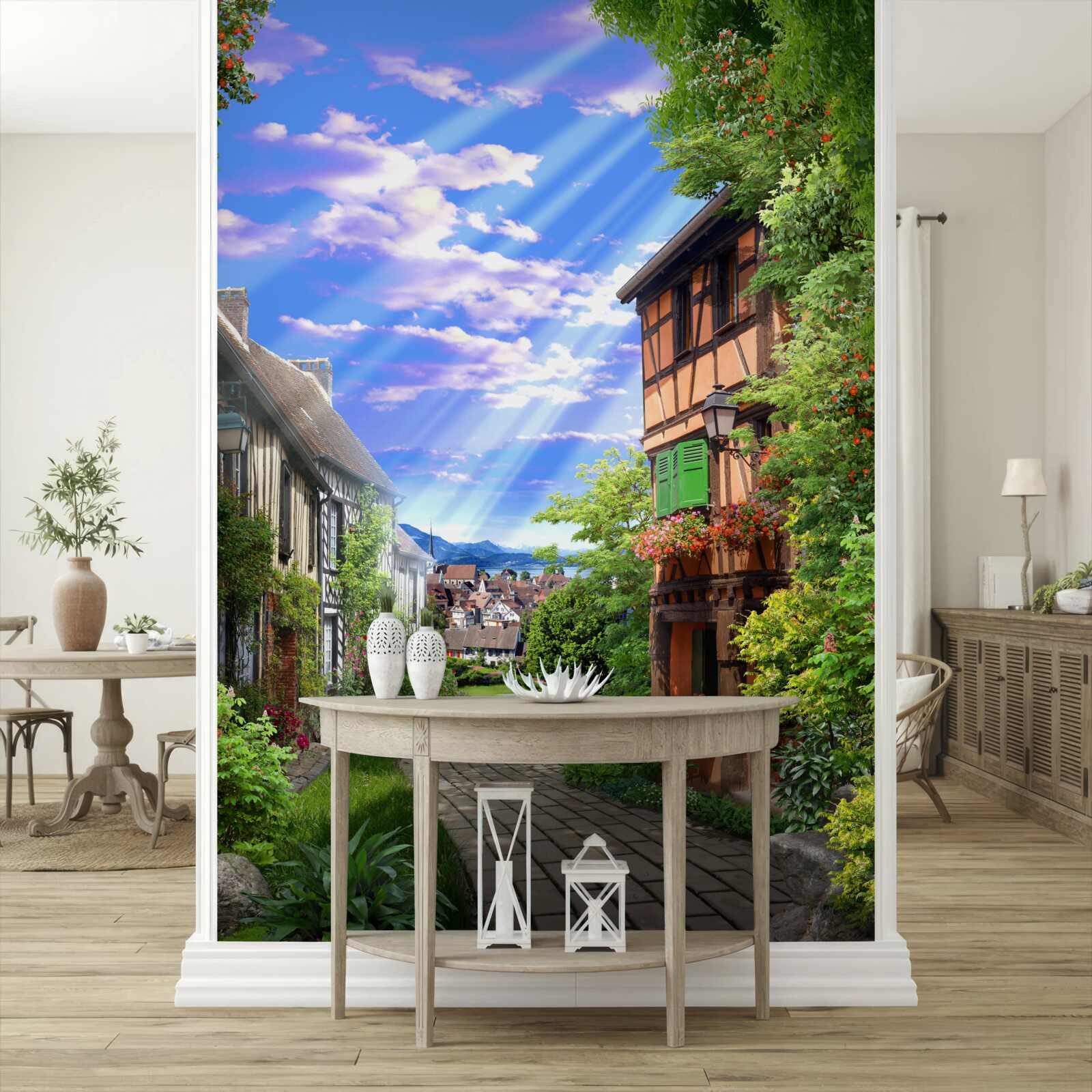 Фотошпалери зелене світло