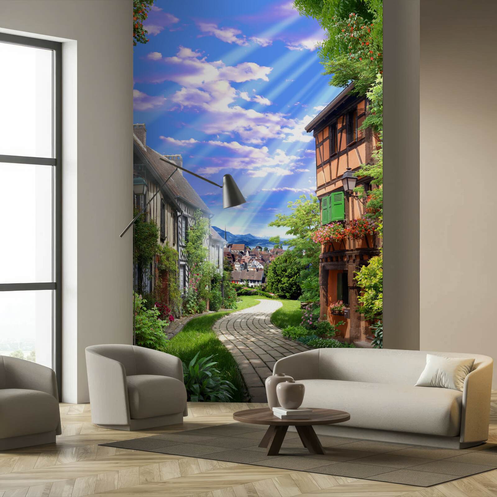 Фотошпалери зелене світло