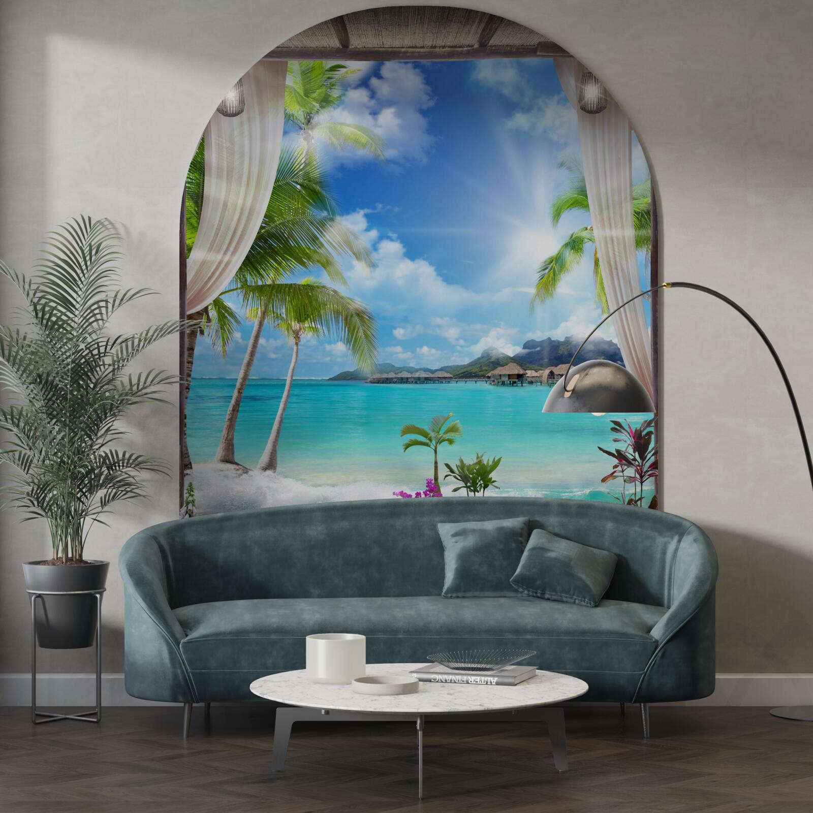 Фотошпалери красивий пляжний пейзаж