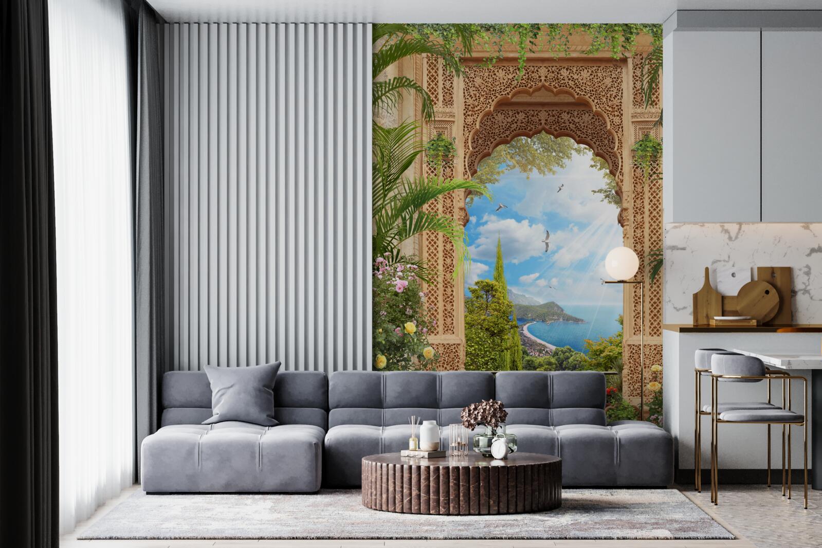 Фотошпалери витончена ажурна арка