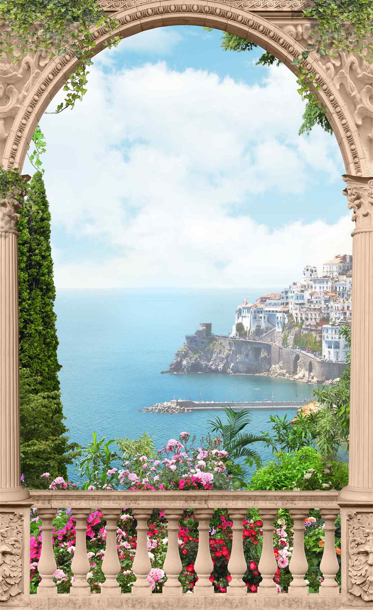 Фотошпалери Ландшафт затоки в Італії