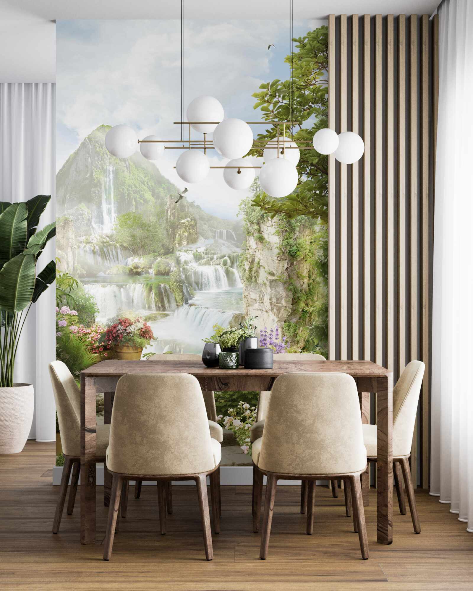 Фотошпалери прекрасний вид на гори