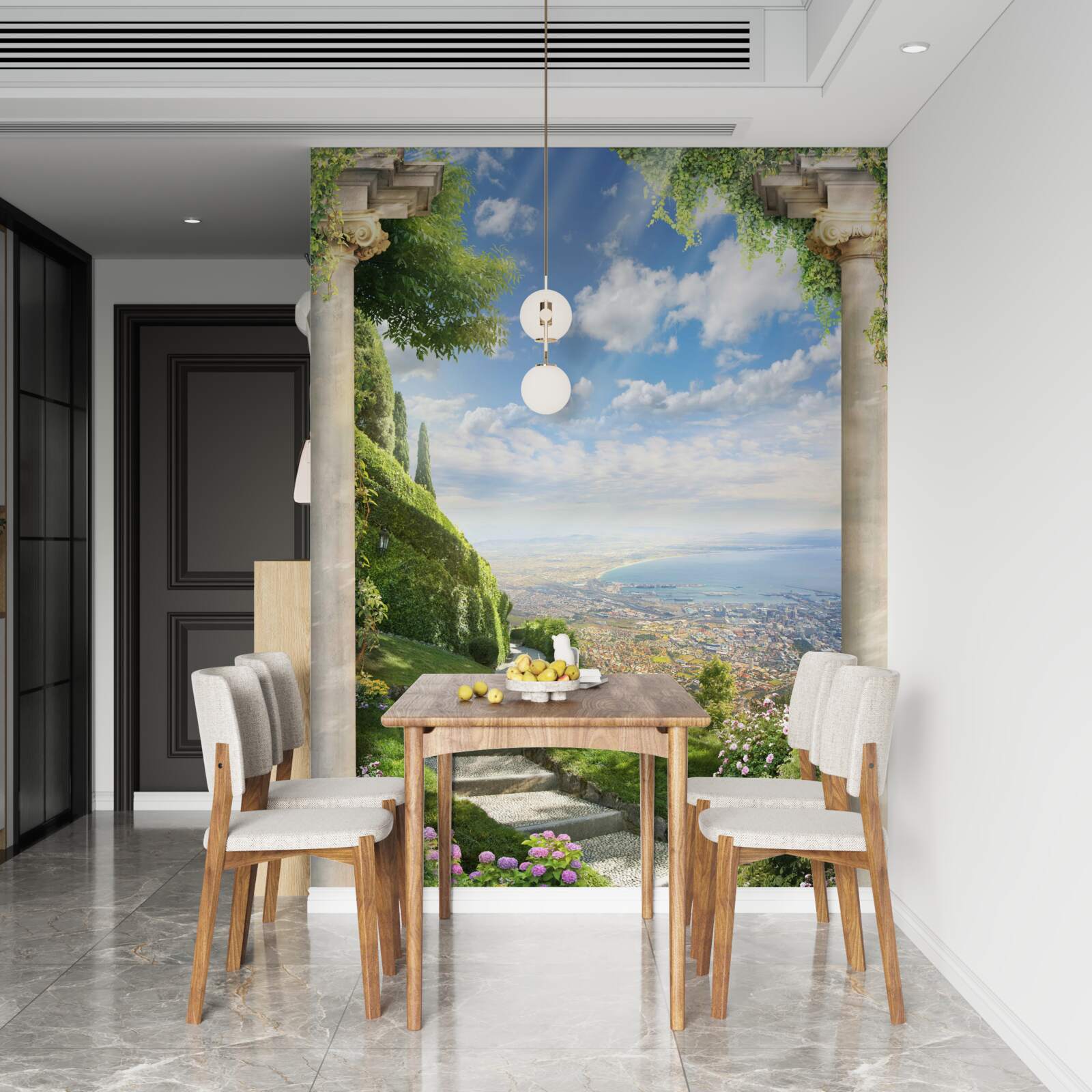 Фотошпалери пейзаж з видом на гавань