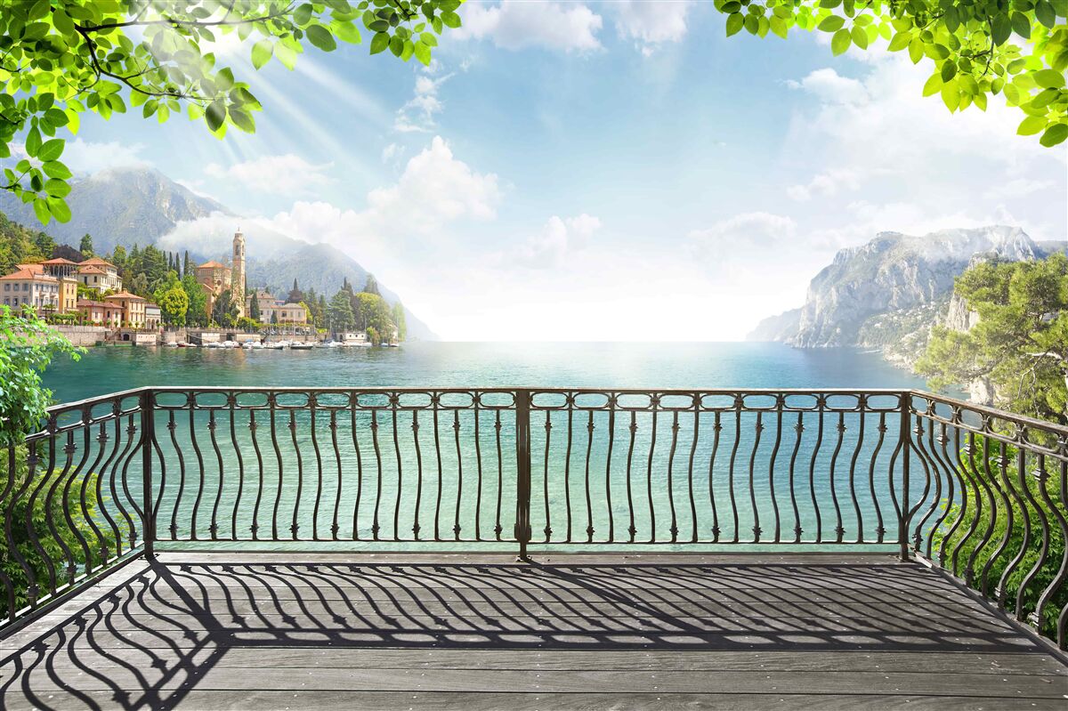 Фотошпалери панорама з відкритої тераси