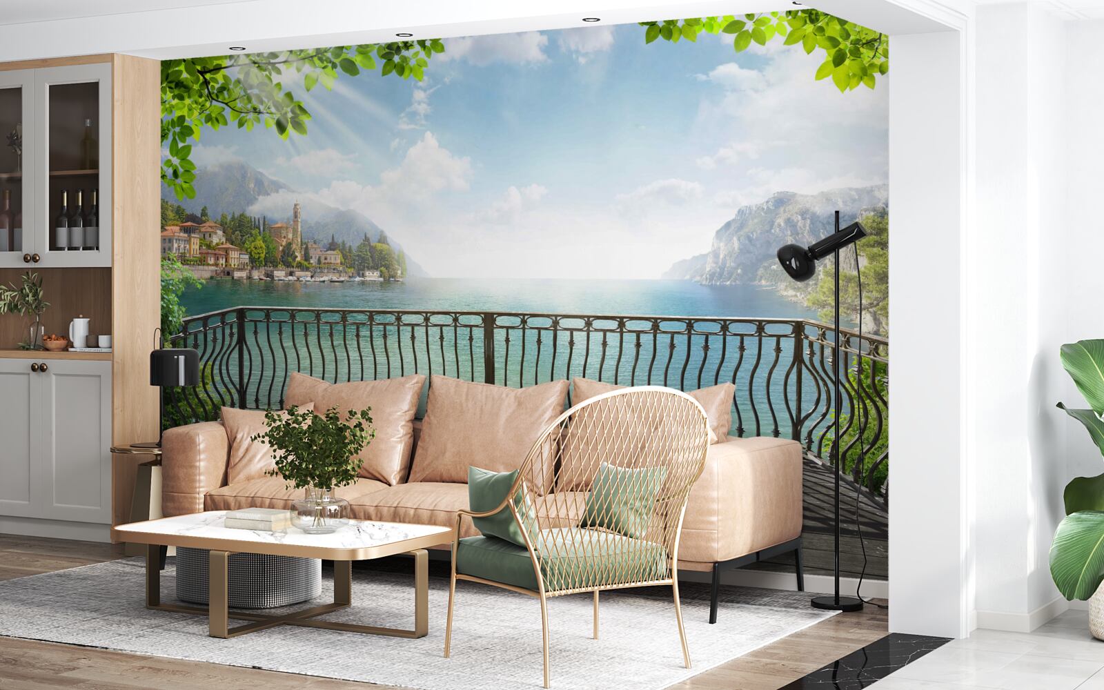 Фотошпалери панорама з відкритої тераси