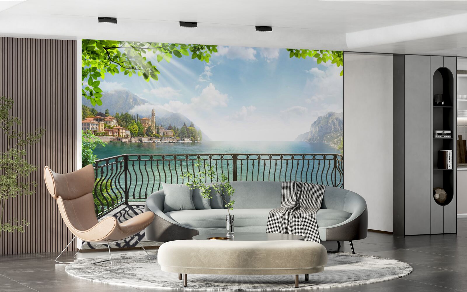 Фотошпалери панорама з відкритої тераси