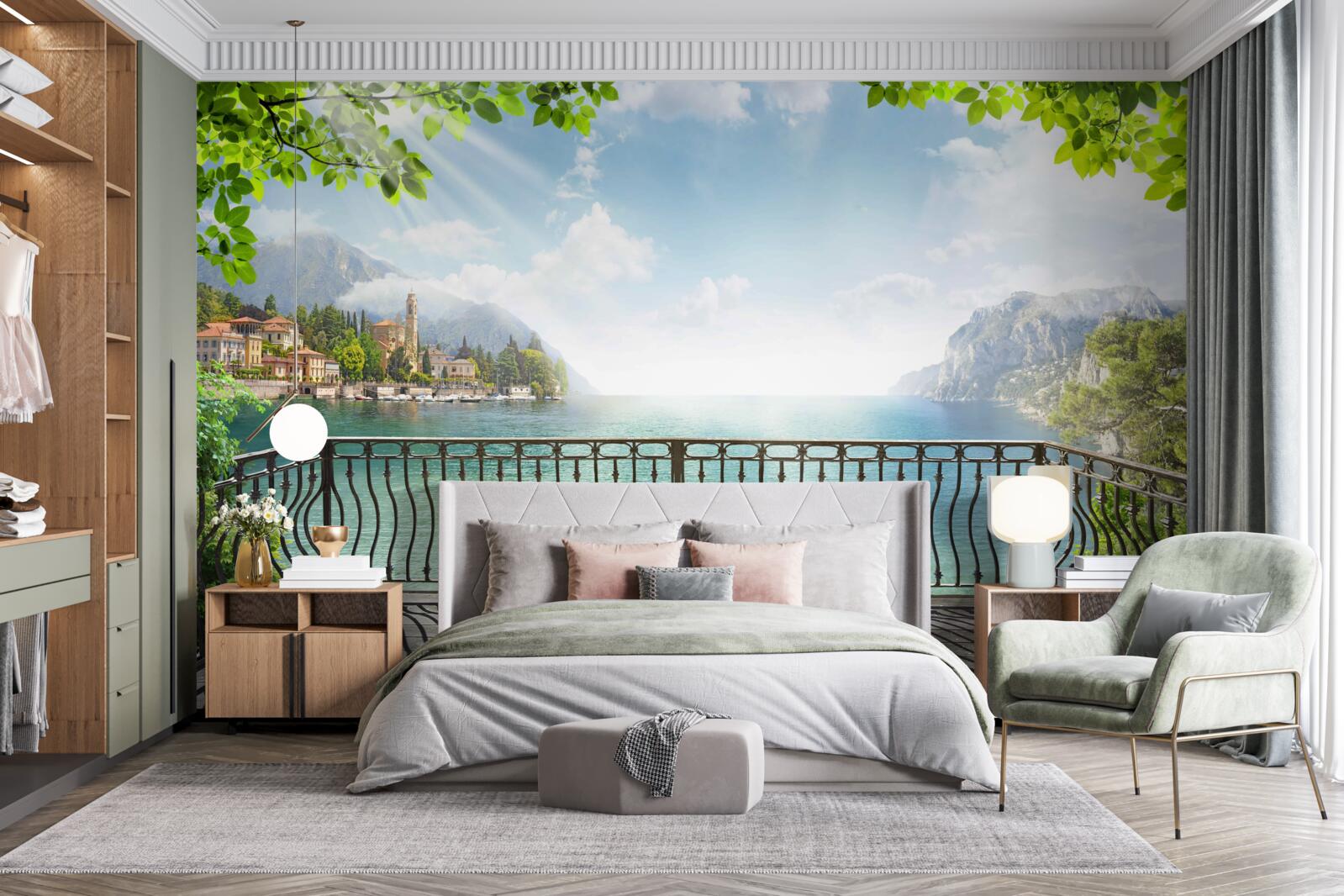 Фотошпалери панорама з відкритої тераси