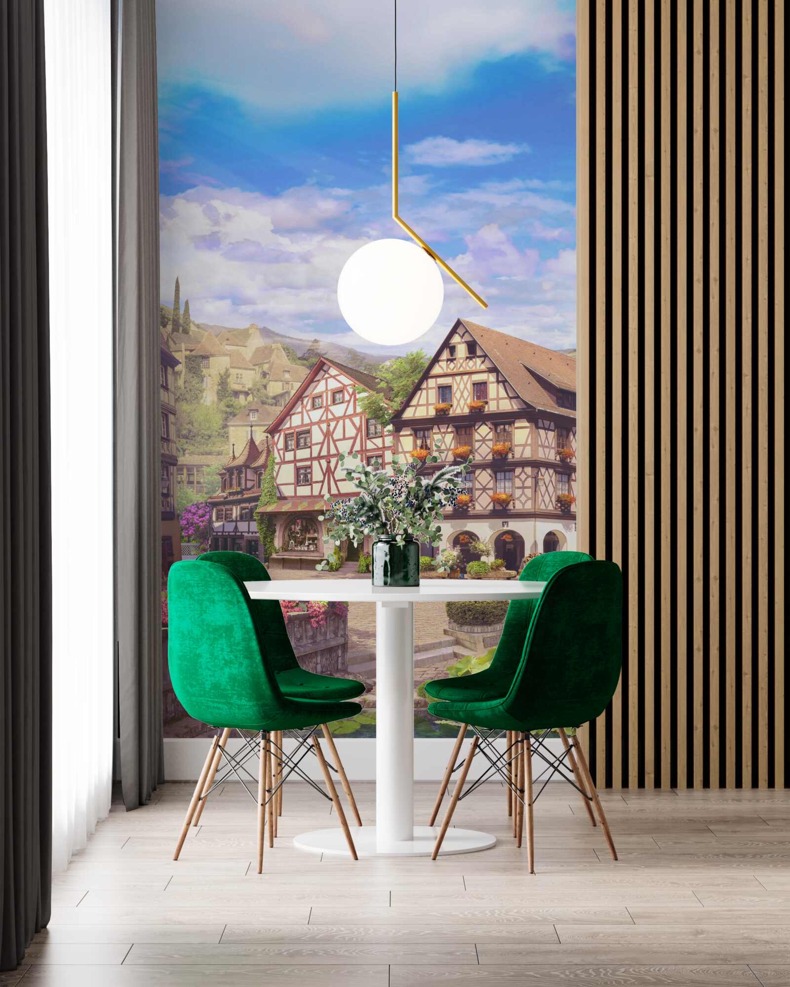 Фотошпалери прекрасний вид на місто