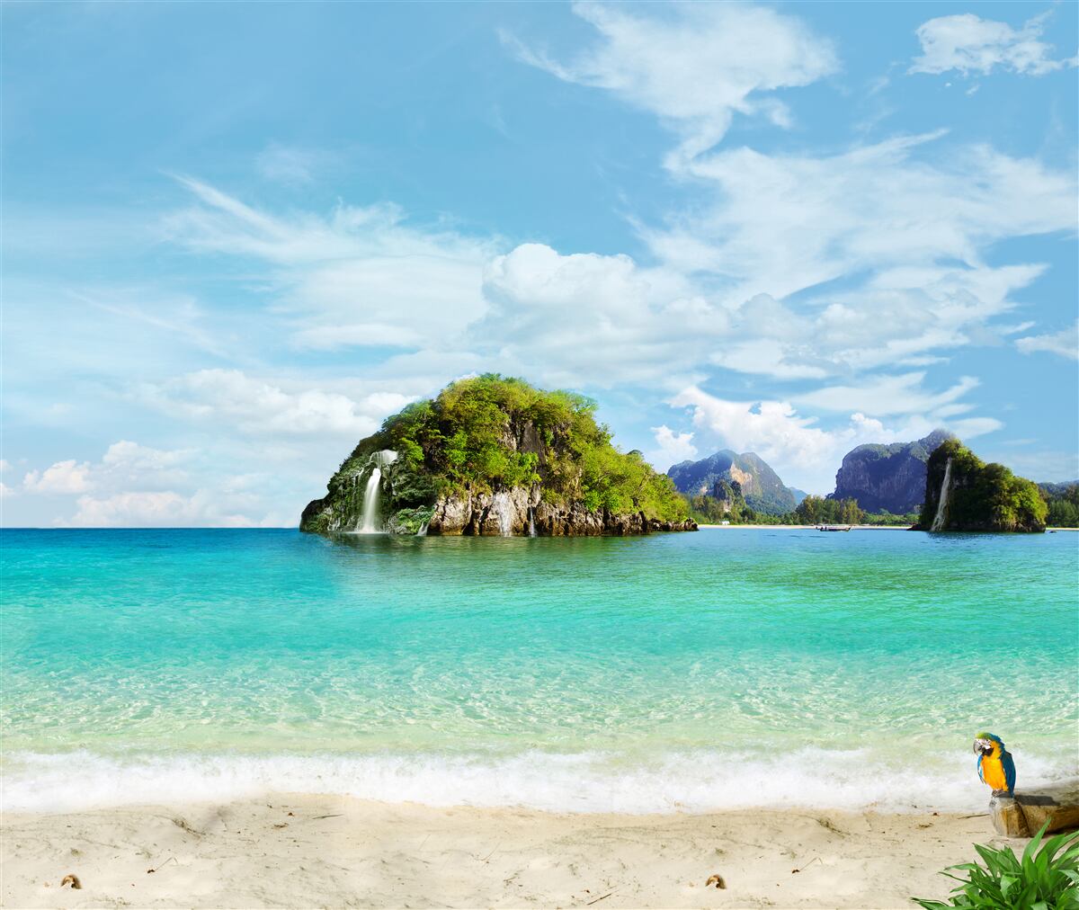 Фотошпалери прекрасний краєвид з моря