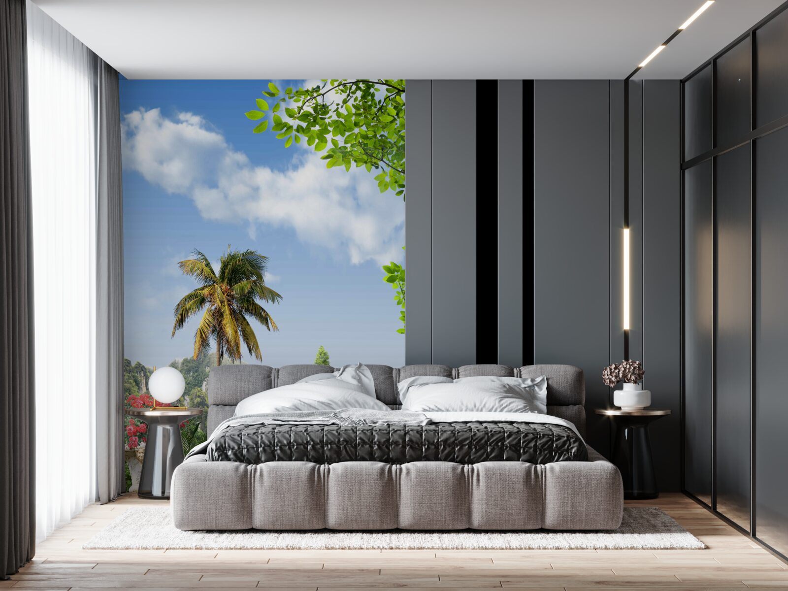 Фотошпалери павич біля сходів