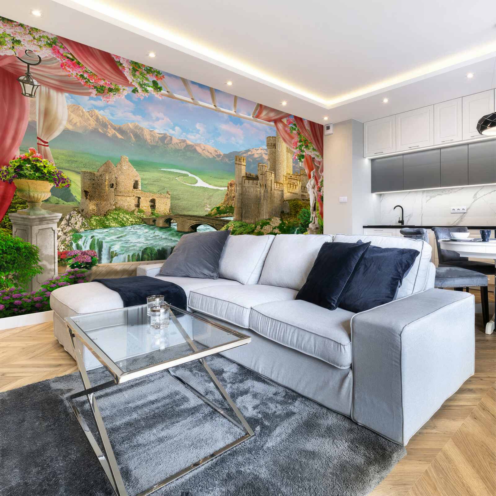 Фотошпалери панорама старовинного замку